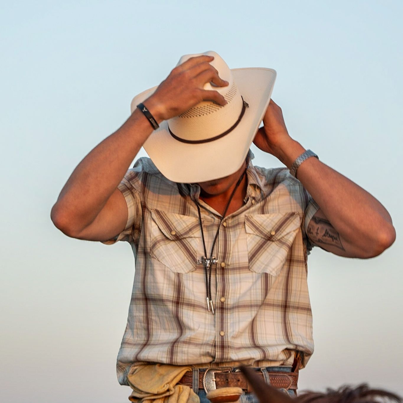 Cattleman Straw Cowboy Hat - Natural Straw