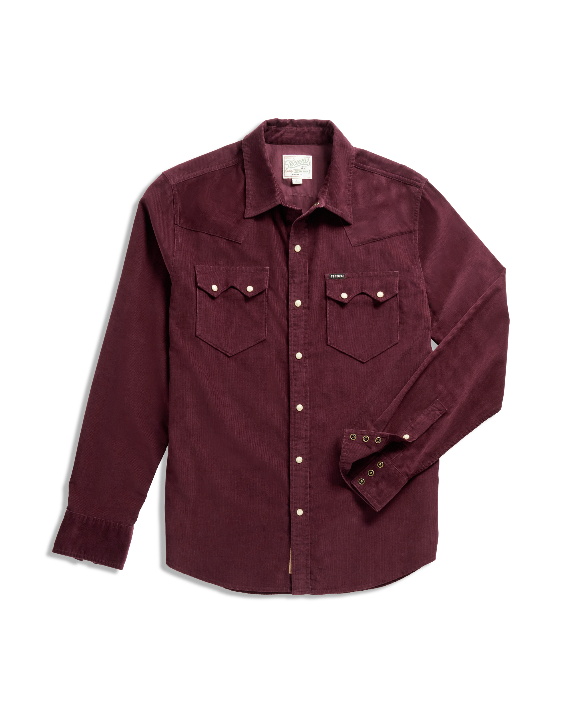 Men's Long Sleeve Texas Weight Corduroy Pearl Snap - Port Corduroy