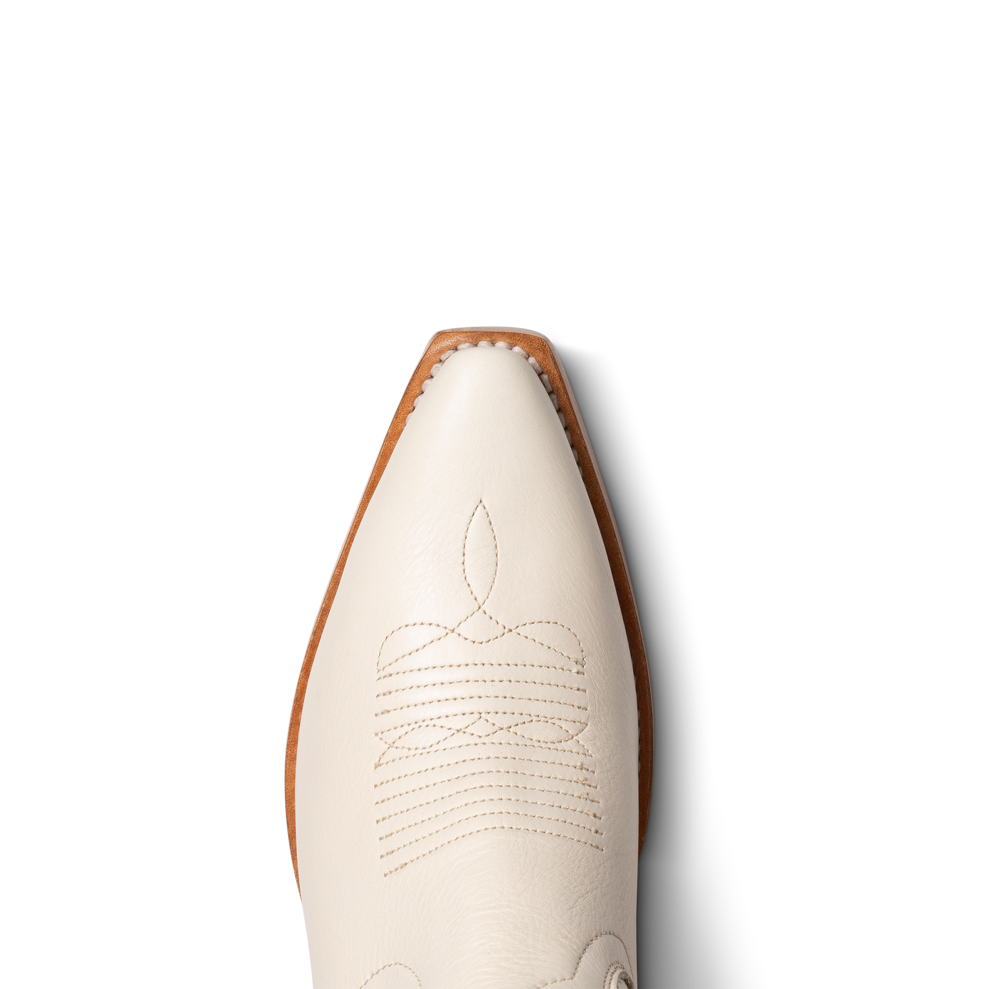 The Annie Wide Calf - Bone Cowhide