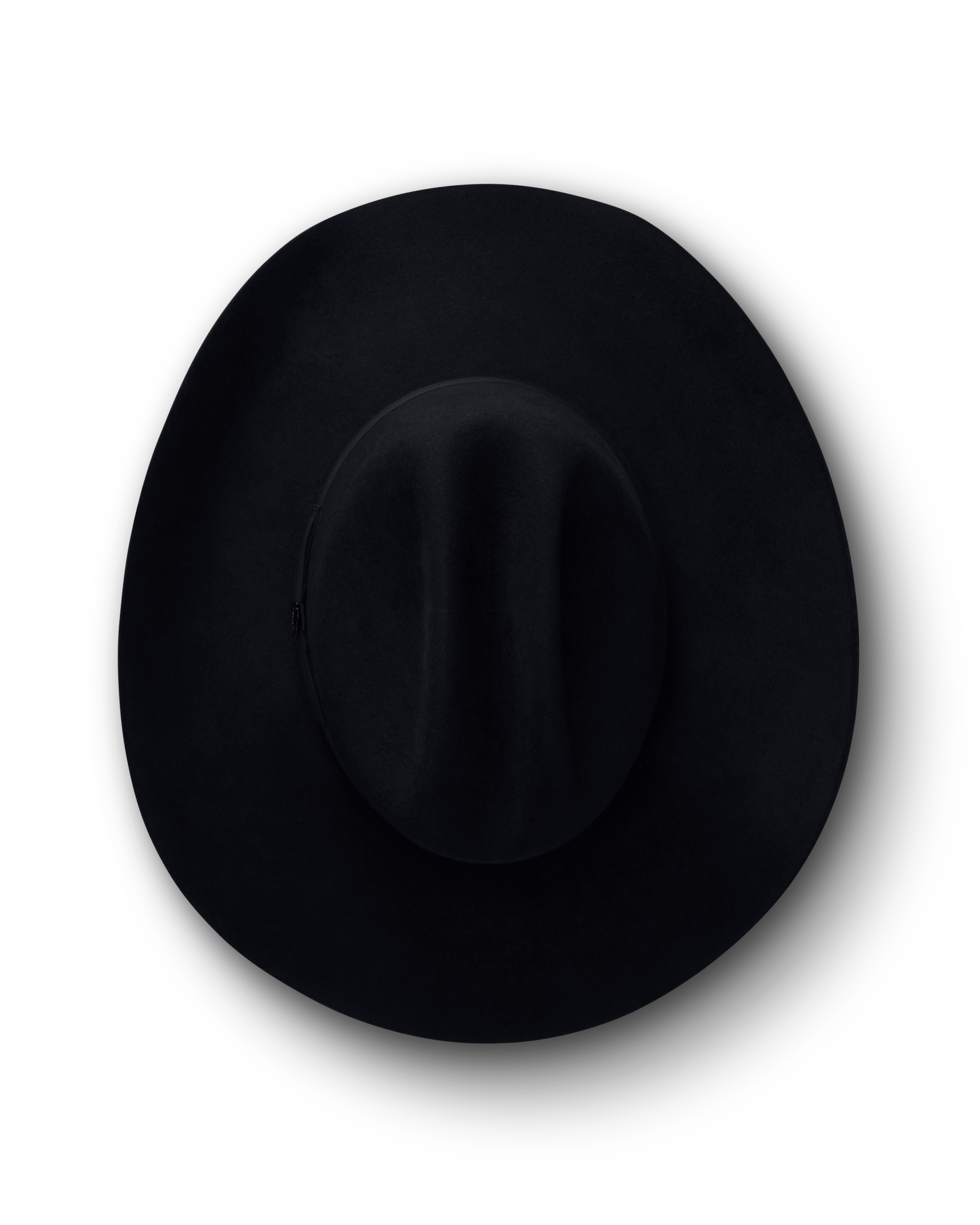 Cattleman Fur Cowboy Hat - Black Rabbit Fur
