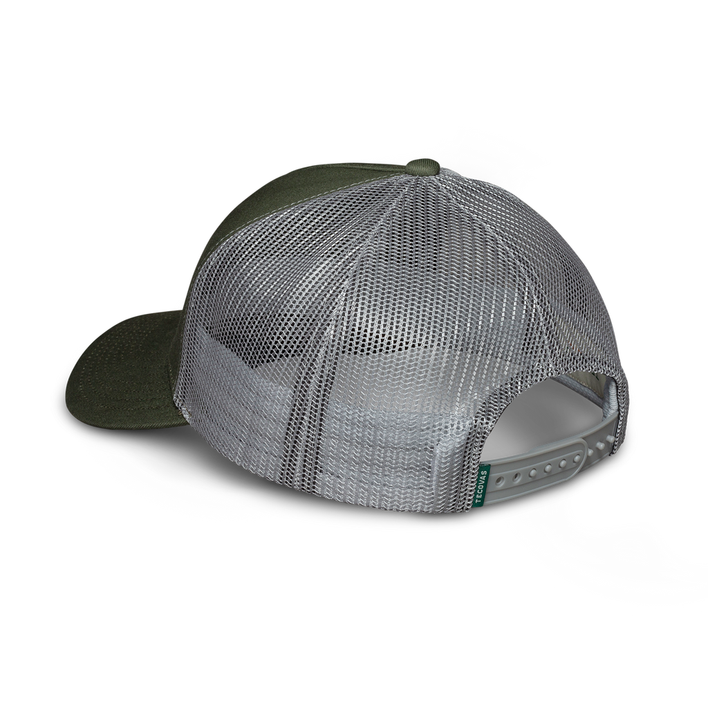 Quality Made Trucker Hat - Olive Cotton Polyester