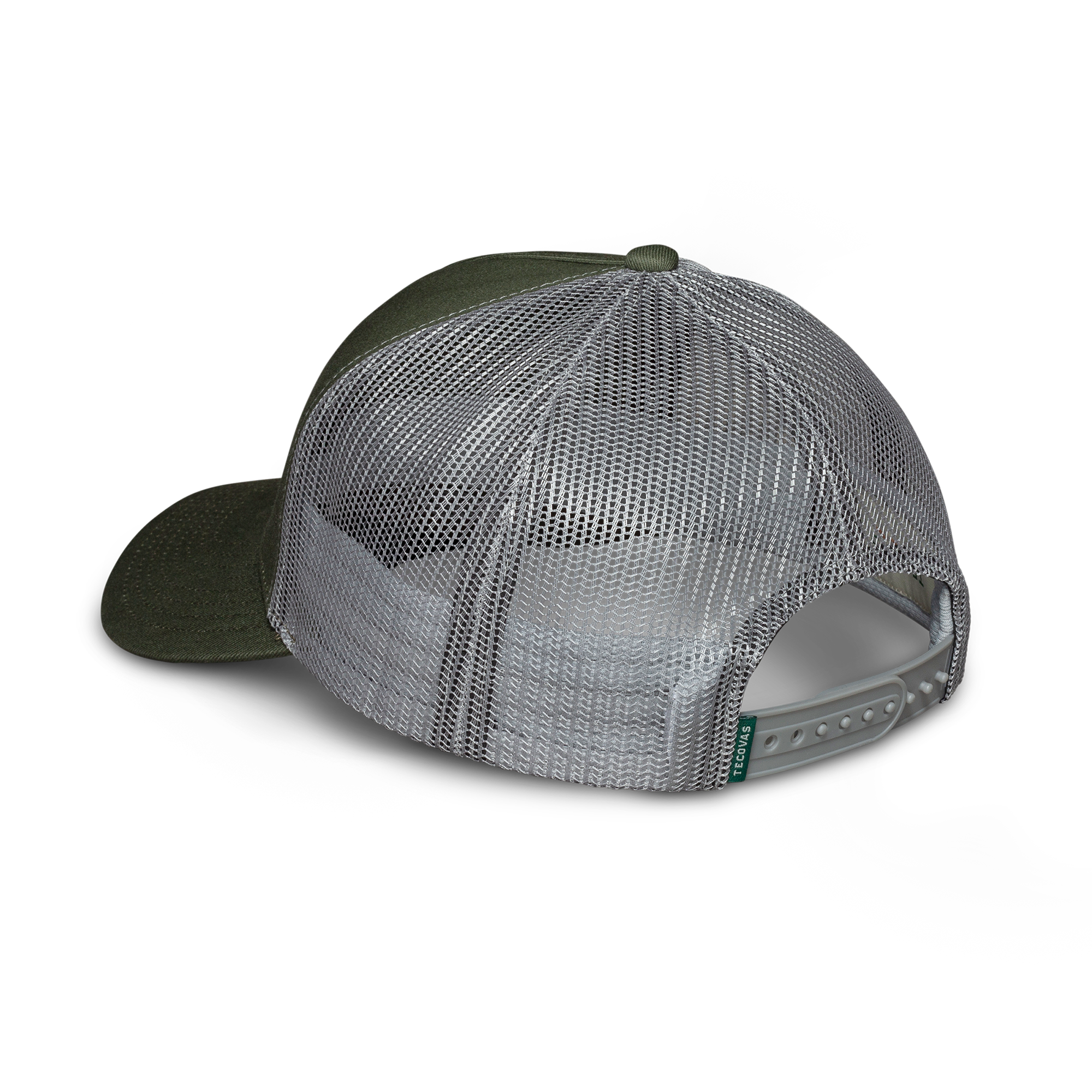 Quality Made Trucker Hat - Olive Cotton Polyester