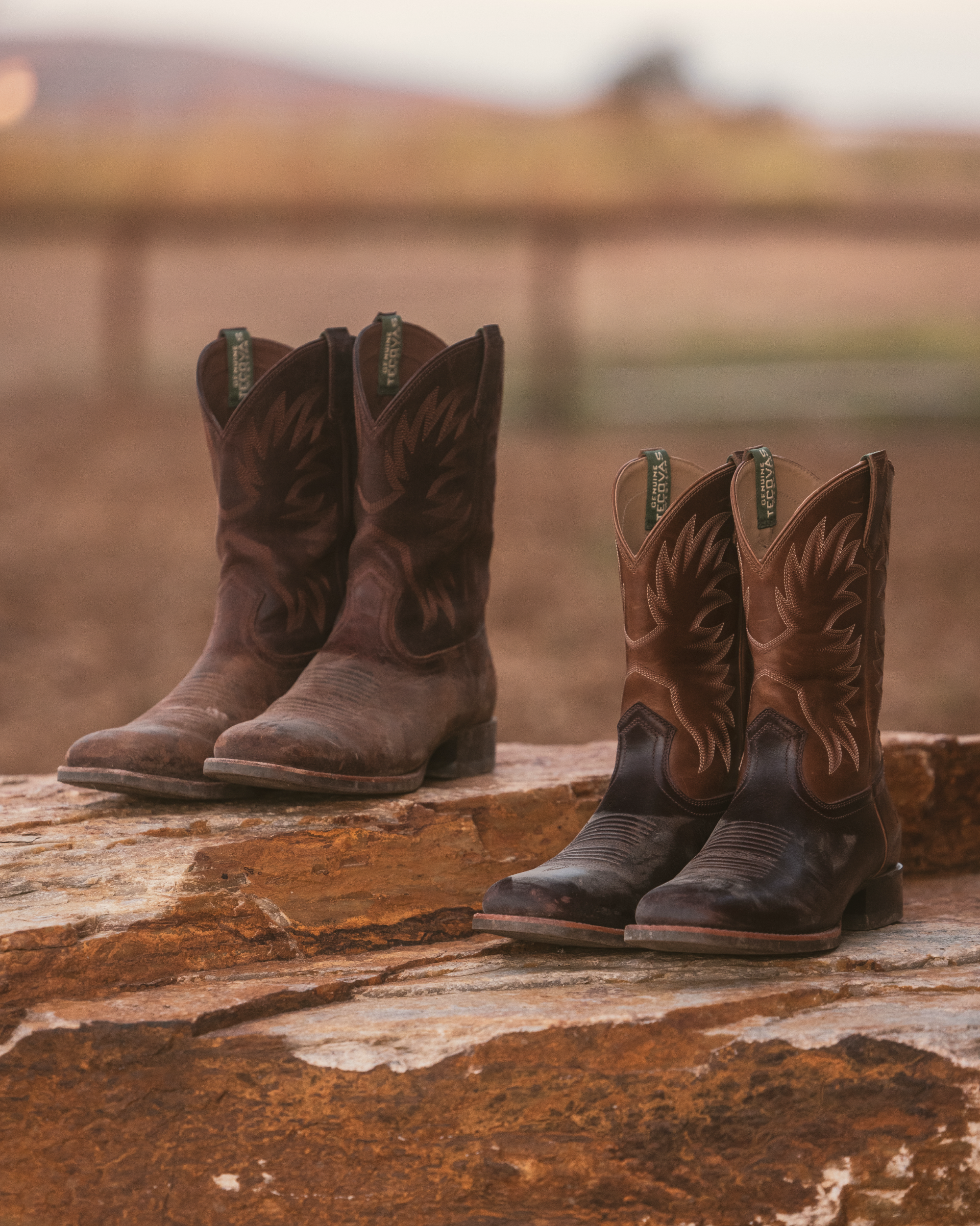 The Dusty - Chocolate Sawdust Cowhide