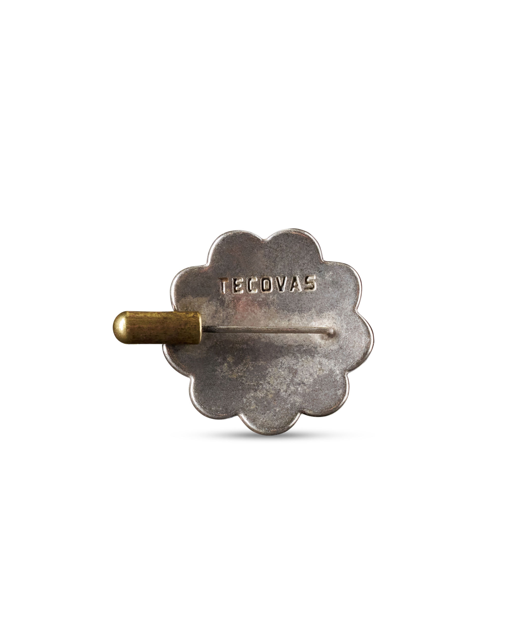 Concho Hat Pin - Silver Metal