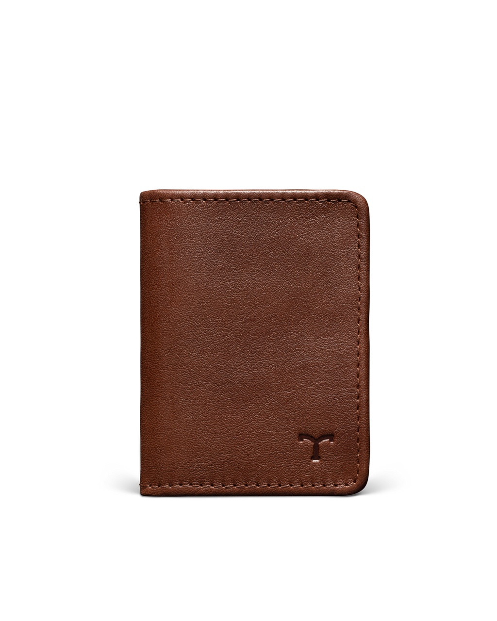 Cowhide Bifold Card Case - Bourbon Cowhide