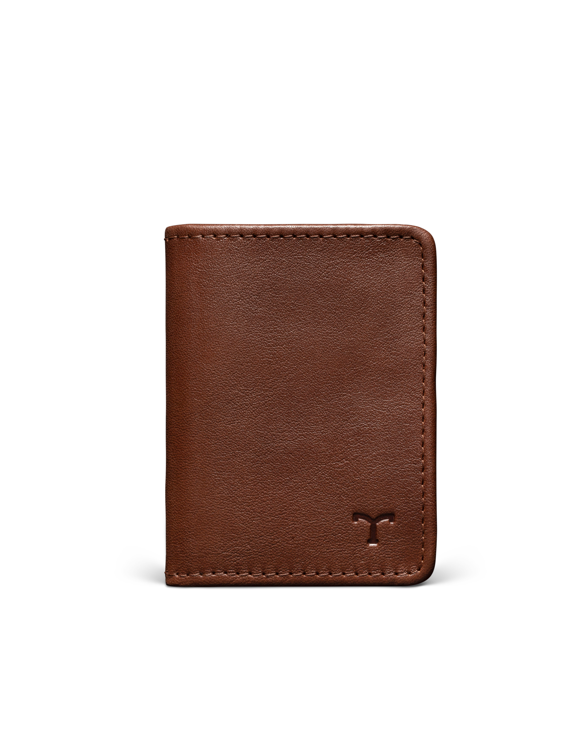 Cowhide Bifold Card Case - Bourbon Cowhide