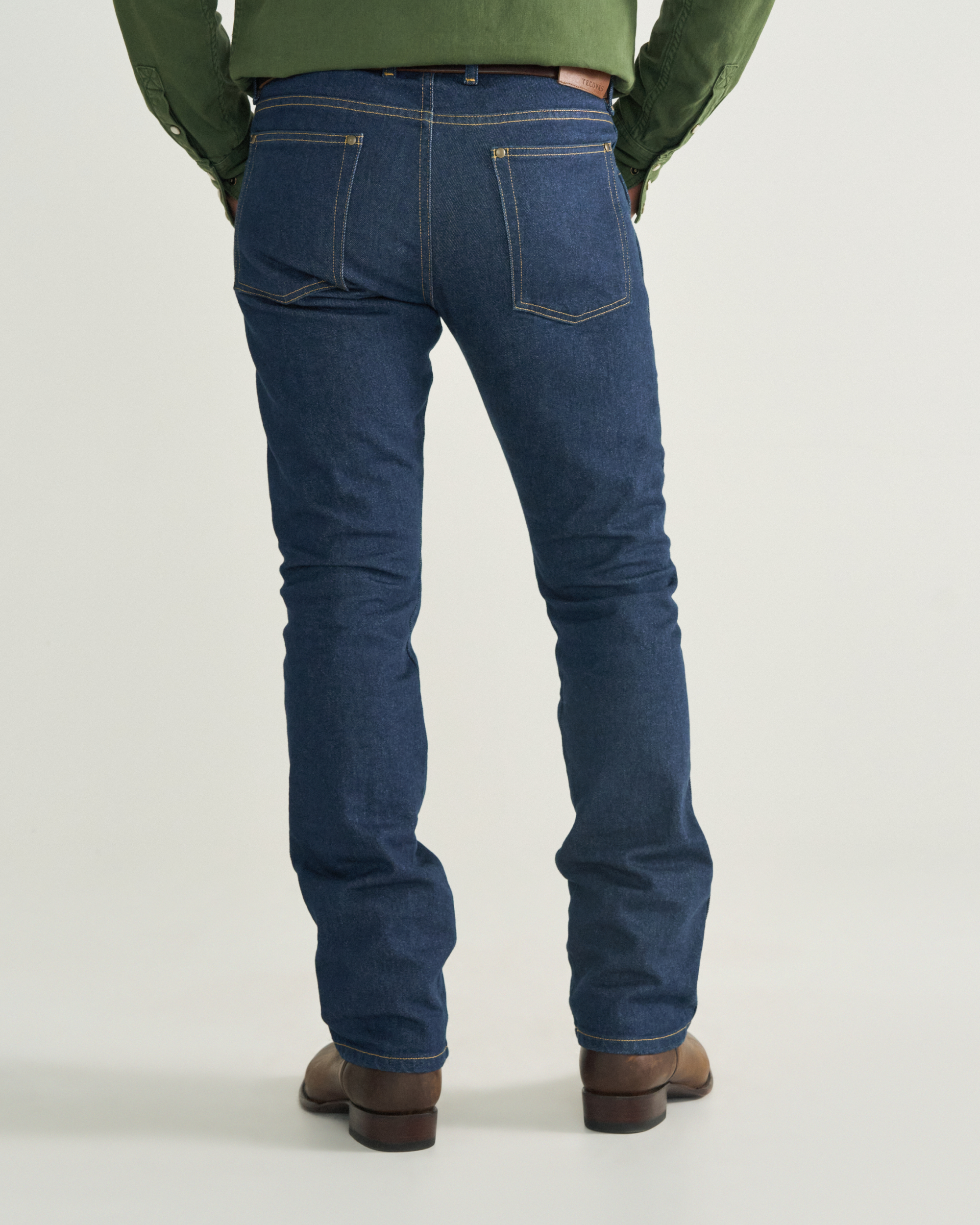 Men's Slim Straight Heritage Denim - Dark Blue Heritage Denim
