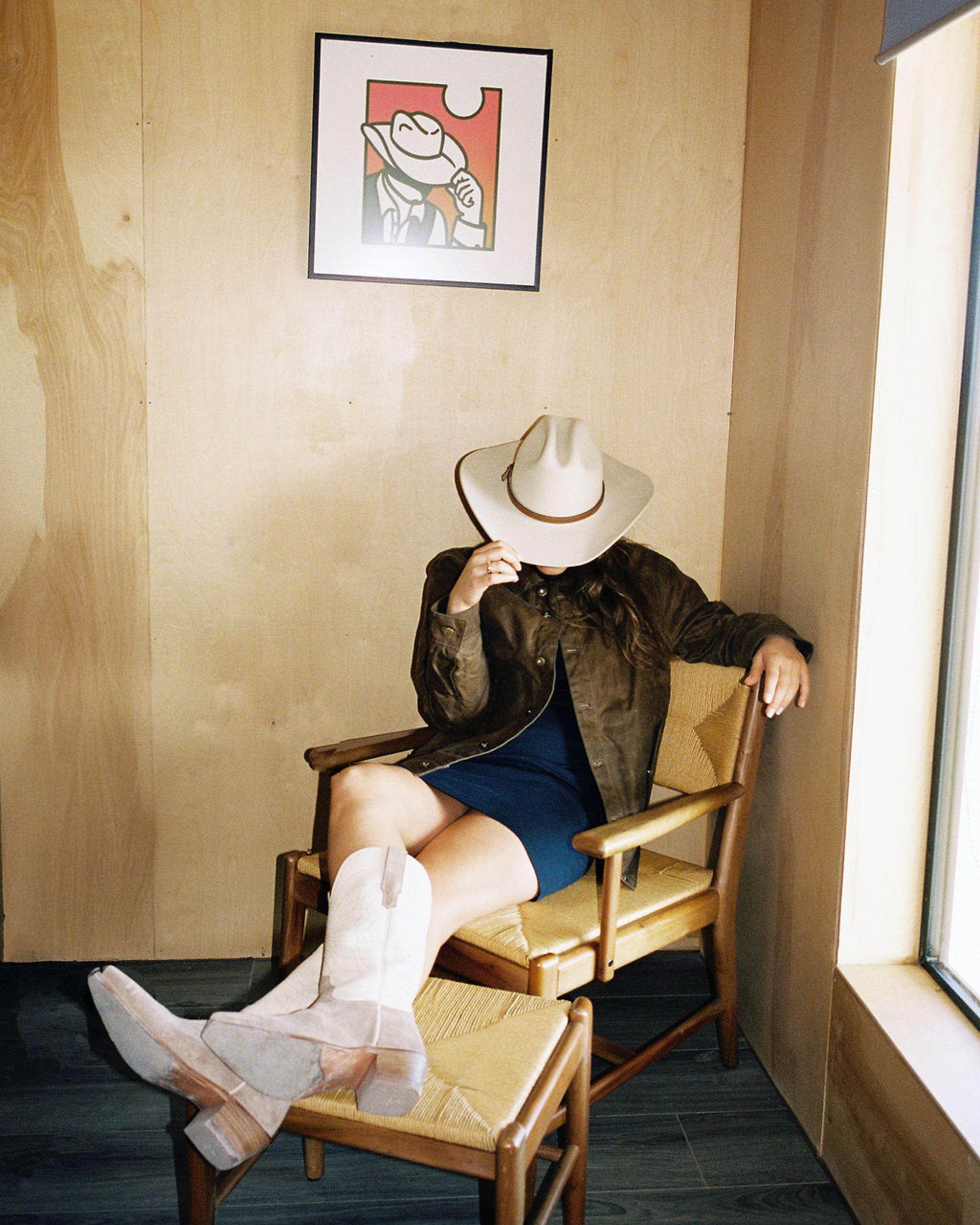 Hat Band - Tan Bison