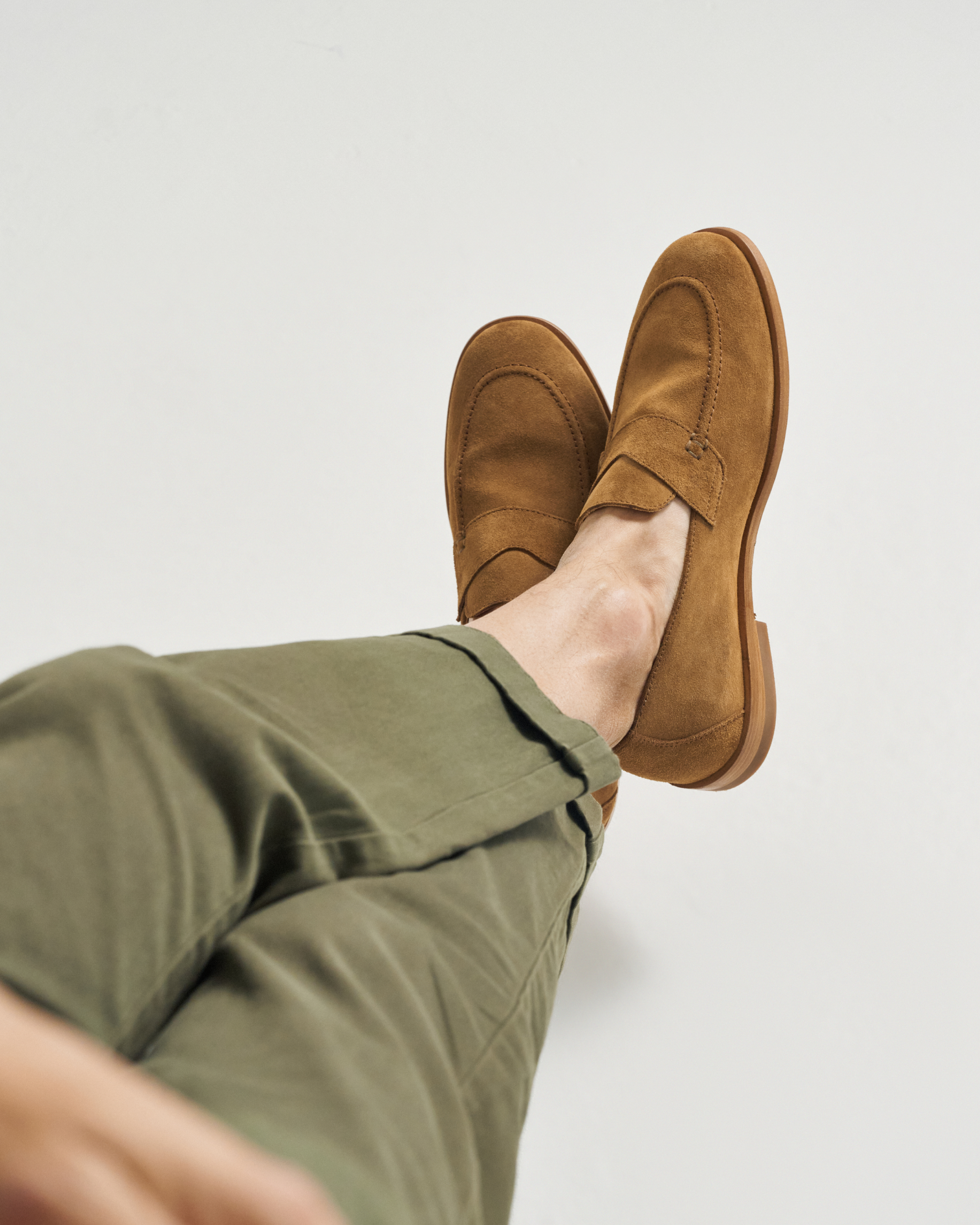 The Monterrey Penny - Cork Suede