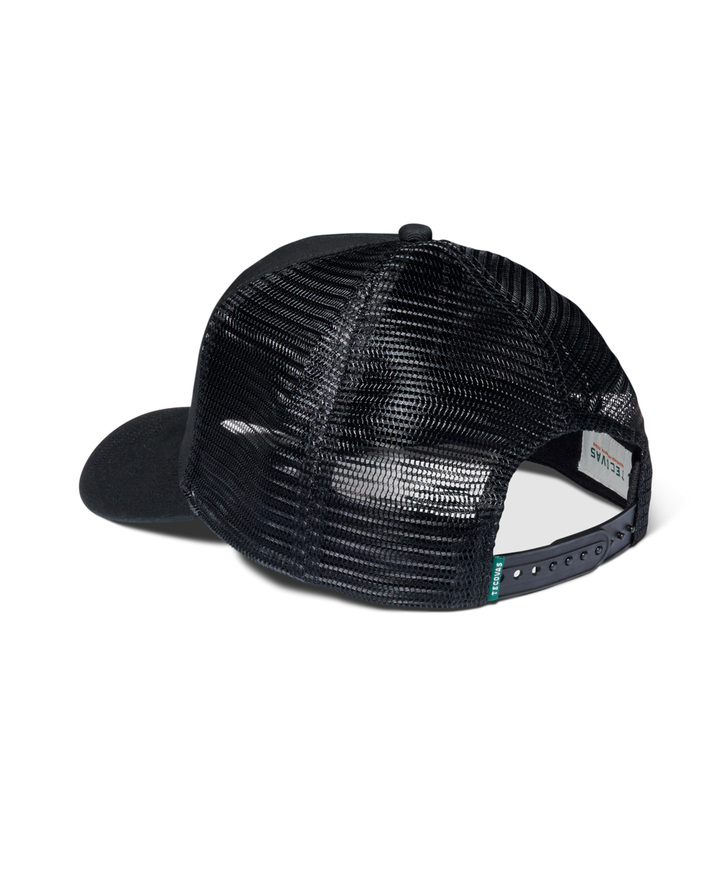 Quality Made Trucker Hat - Black Gamblers Green Cotton Polyester