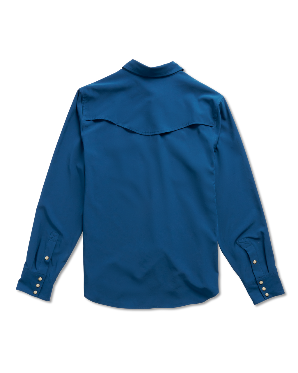 Men's Performance Long Sleeve Western Pearl Snap - Sailor Blue Performance