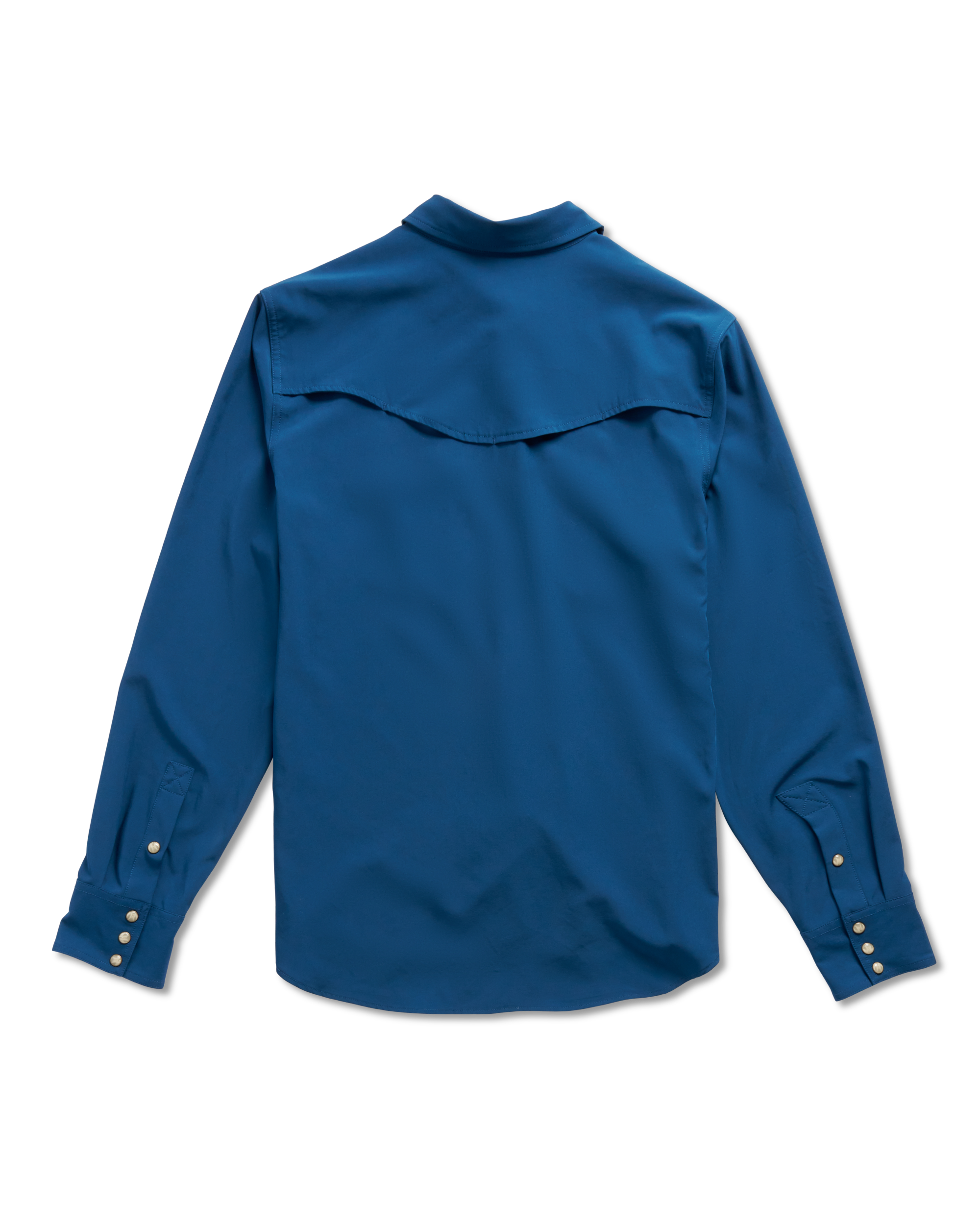 Men's Performance Long Sleeve Western Pearl Snap - Sailor Blue Performance