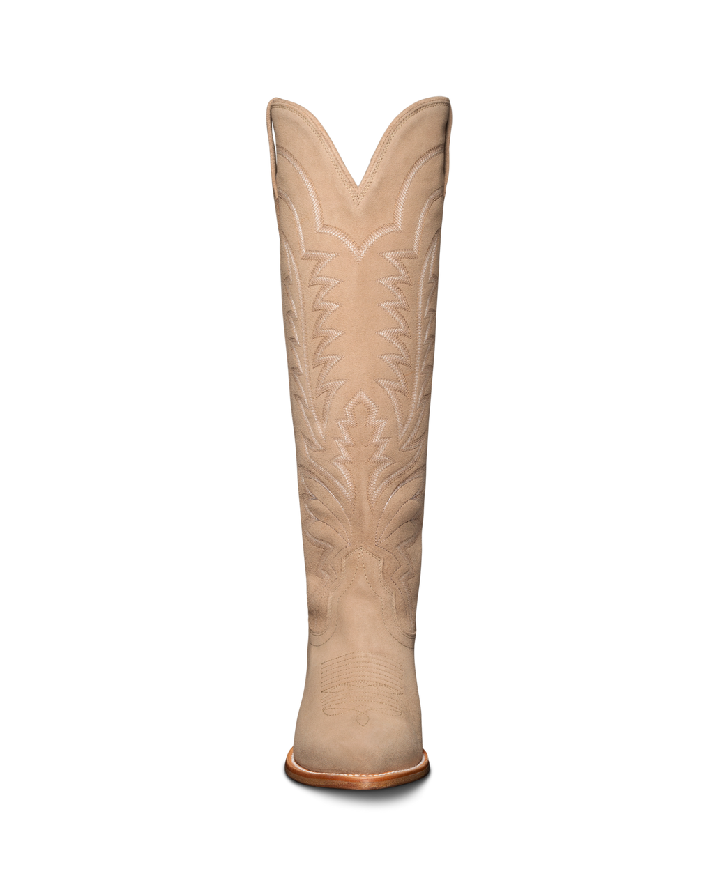 The Abby Wide Calf - Driftwood Suede