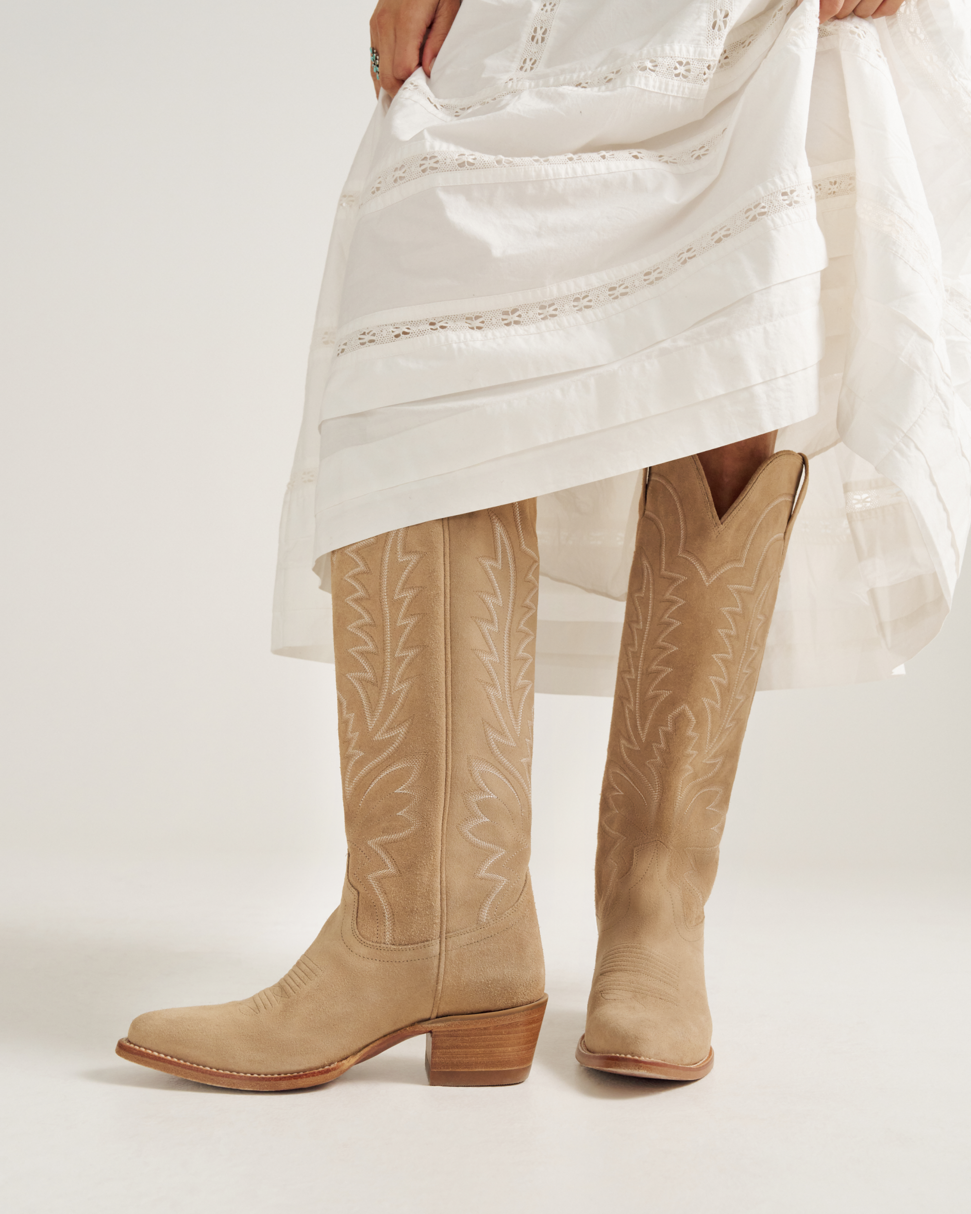 The Abby - Driftwood Suede