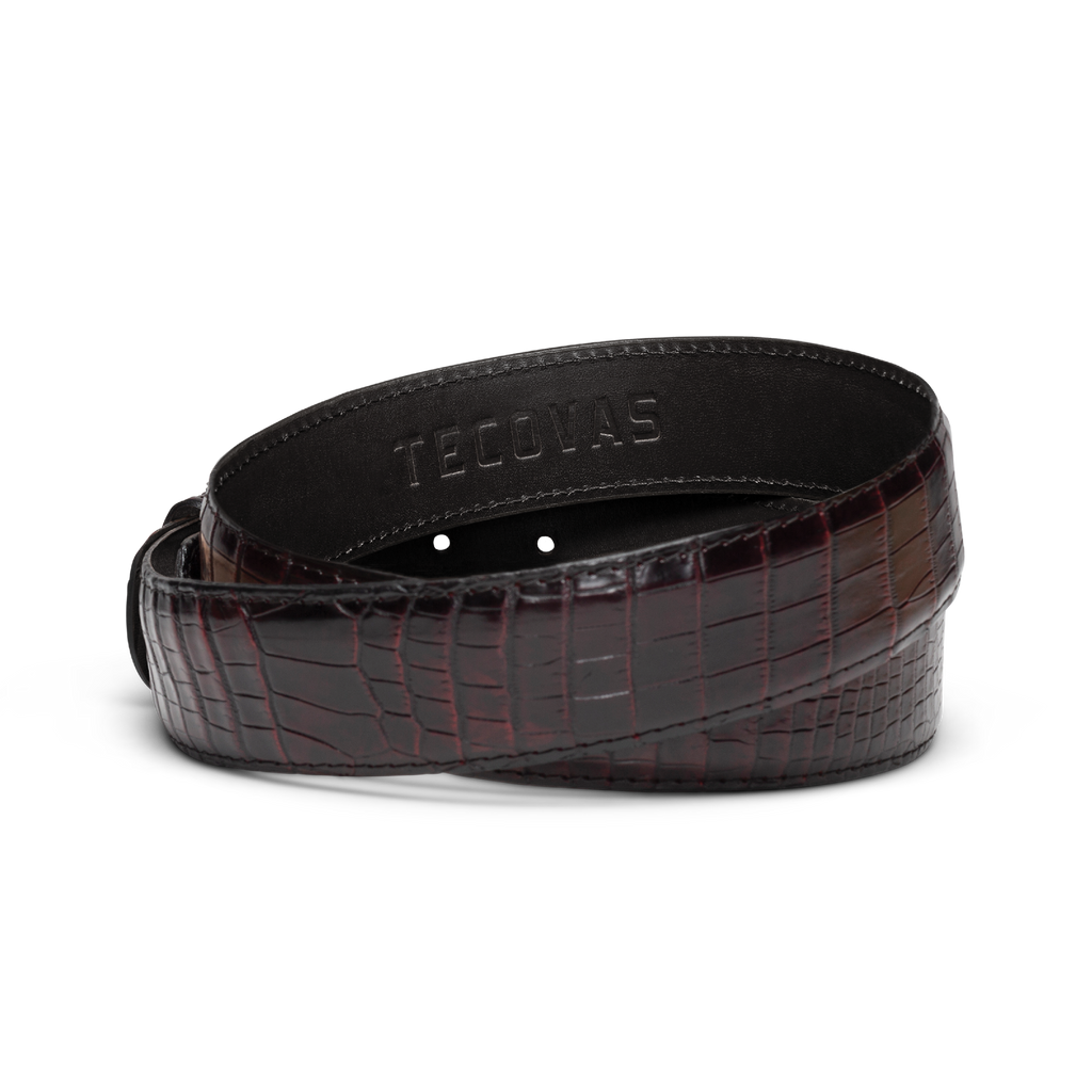 Men's Crocodile Belt - Midnight Crocodile