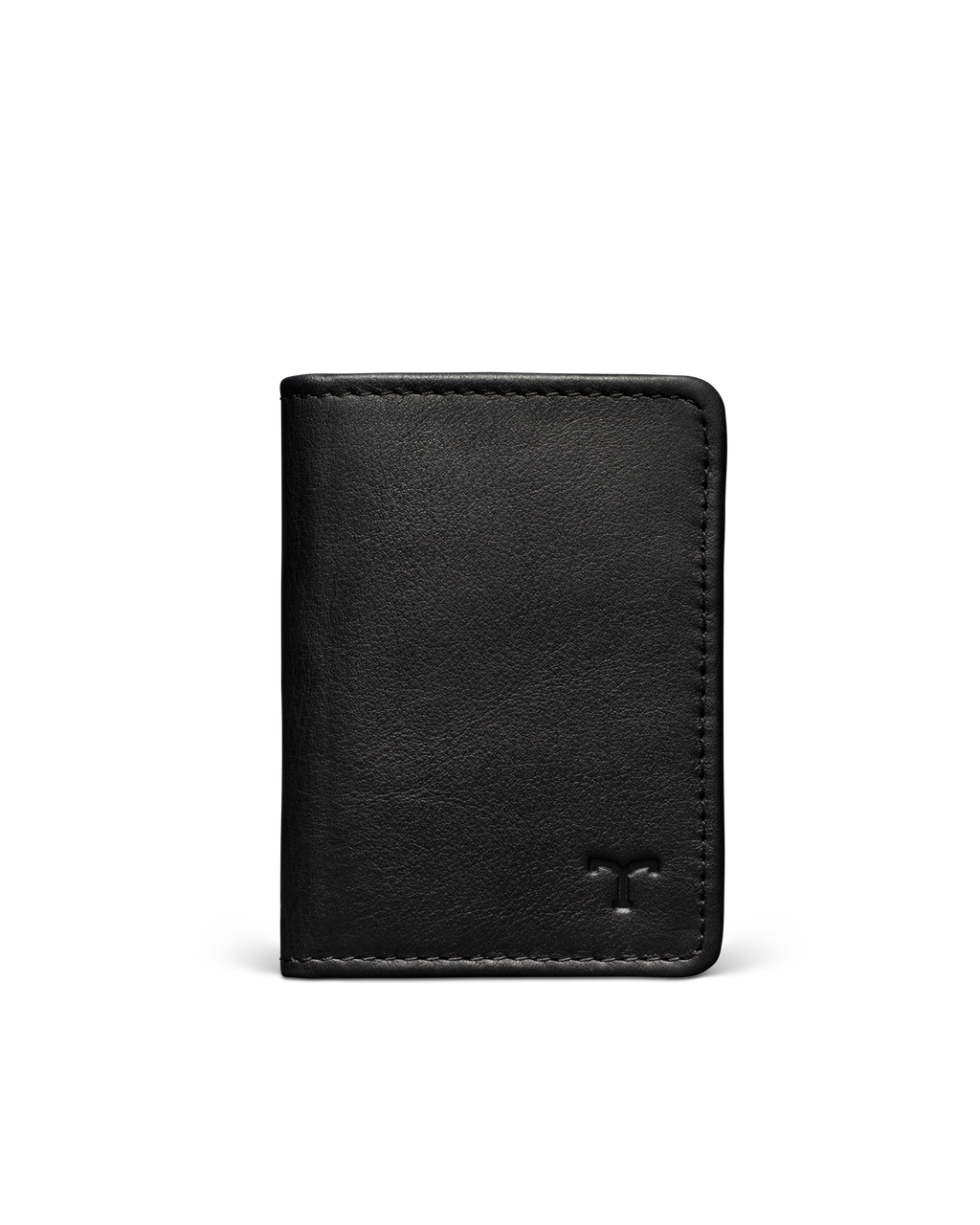 Cowhide Bifold Card Case - Midnight Cowhide
