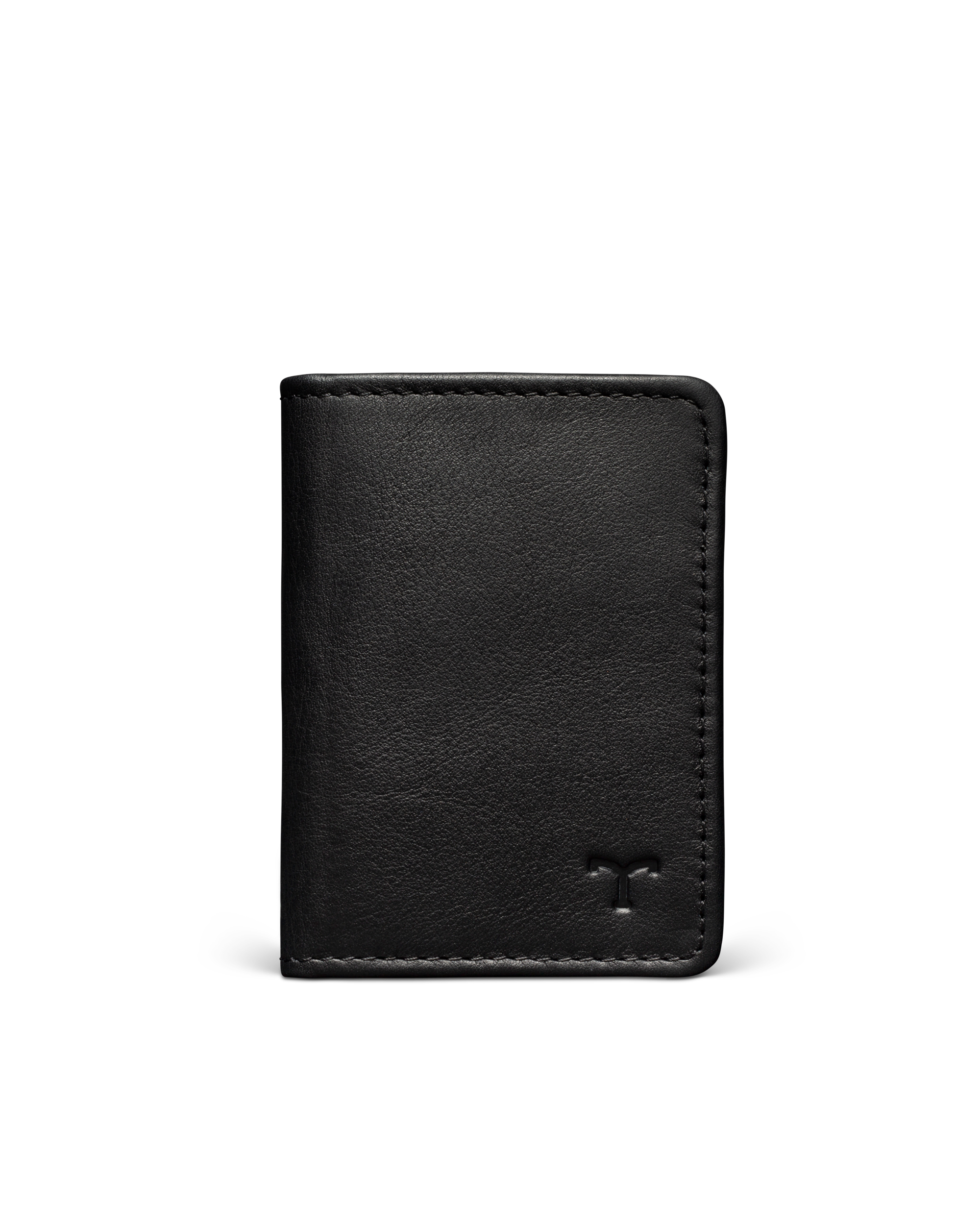 Cowhide Bifold Card Case - Midnight Cowhide
