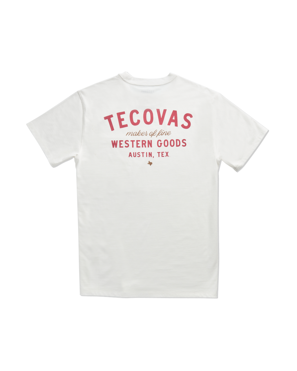 Men's Fine Makers Pocket Tee - Bone Red Supima Cotton