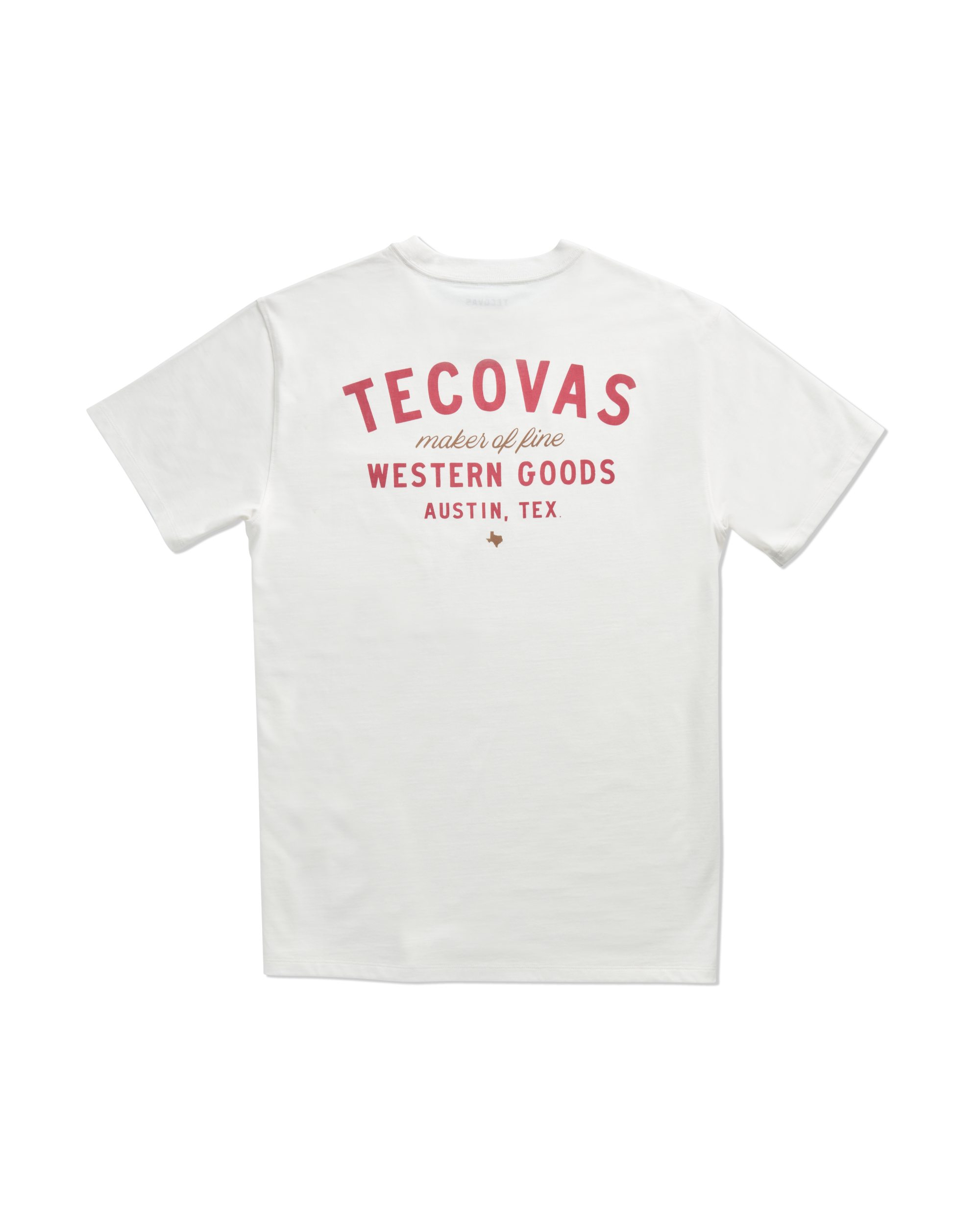 Men's Fine Makers Pocket Tee - Bone Red Supima Cotton