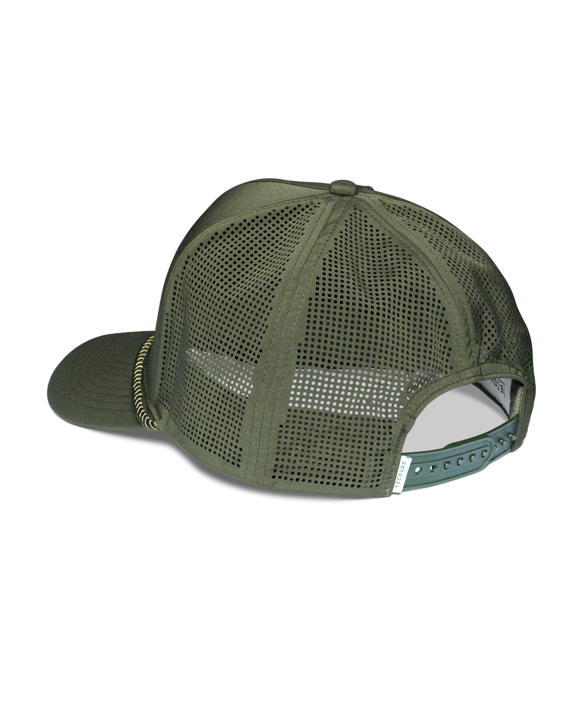 Quality Made Performance Trucker Hat - Olive Polyester