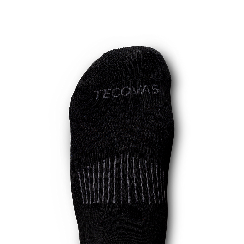 Ankle Socks (3-Pack) - Black Polyester Spandex