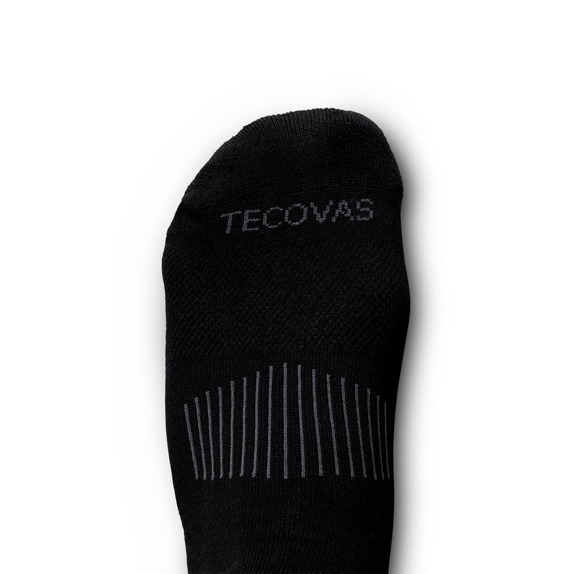 Ankle Socks (3-Pack) - Black Polyester Spandex