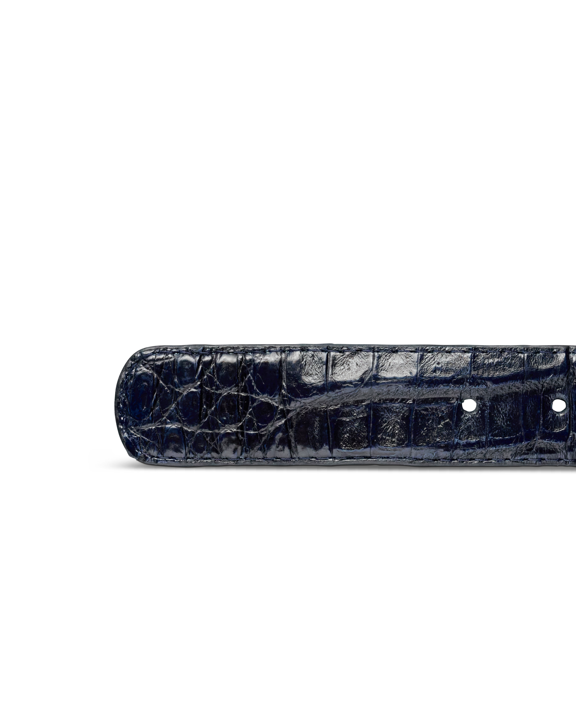 Men's Caiman Belt - Blueberry Caiman
