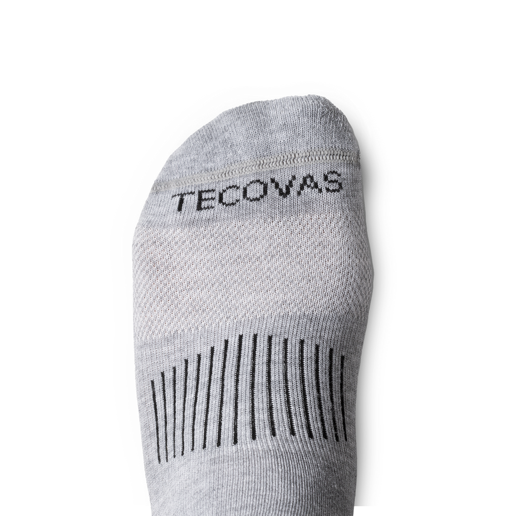Ankle Socks (3-Pack) - Gray Polyester Spandex