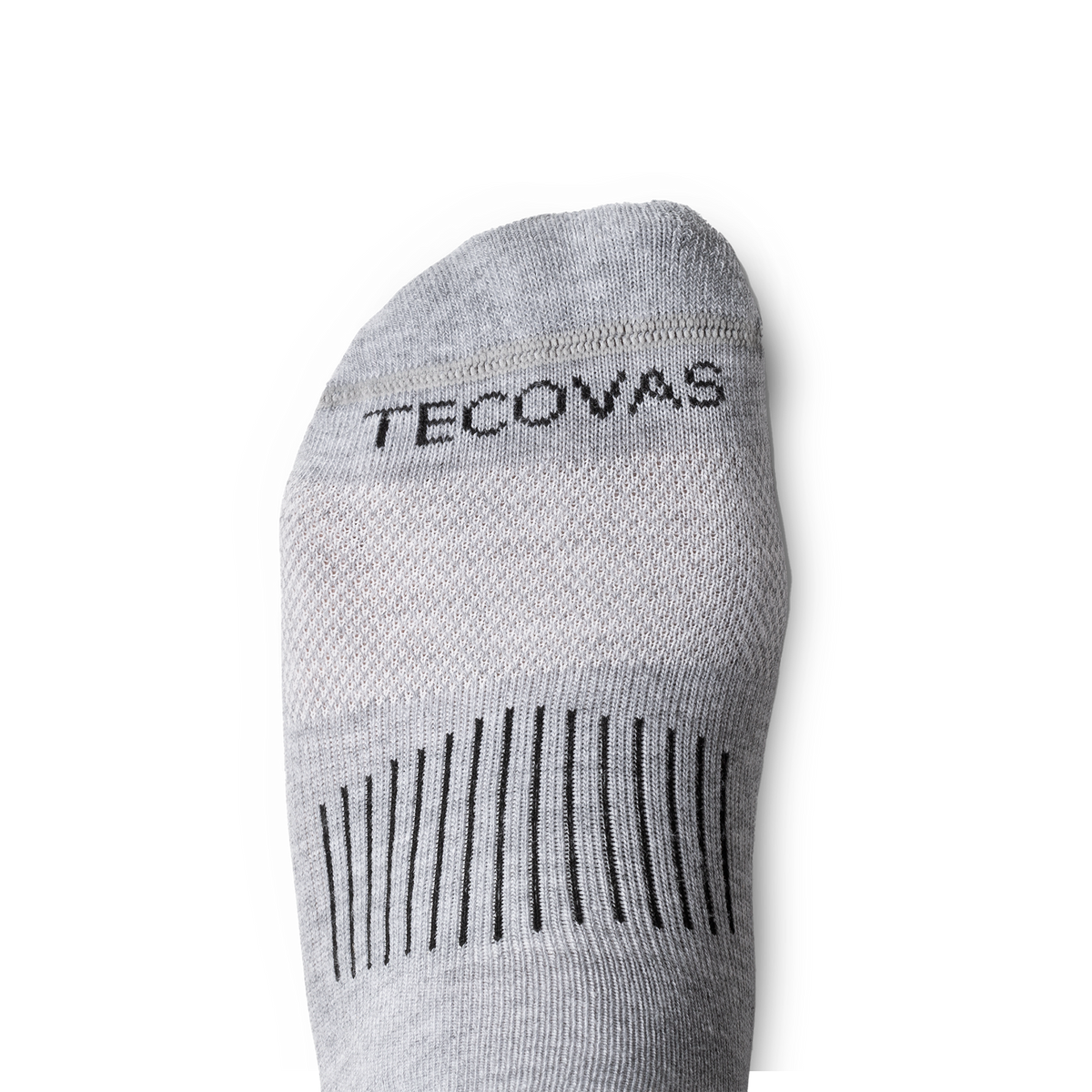 Ankle Socks (3-Pack) - Gray Polyester Spandex