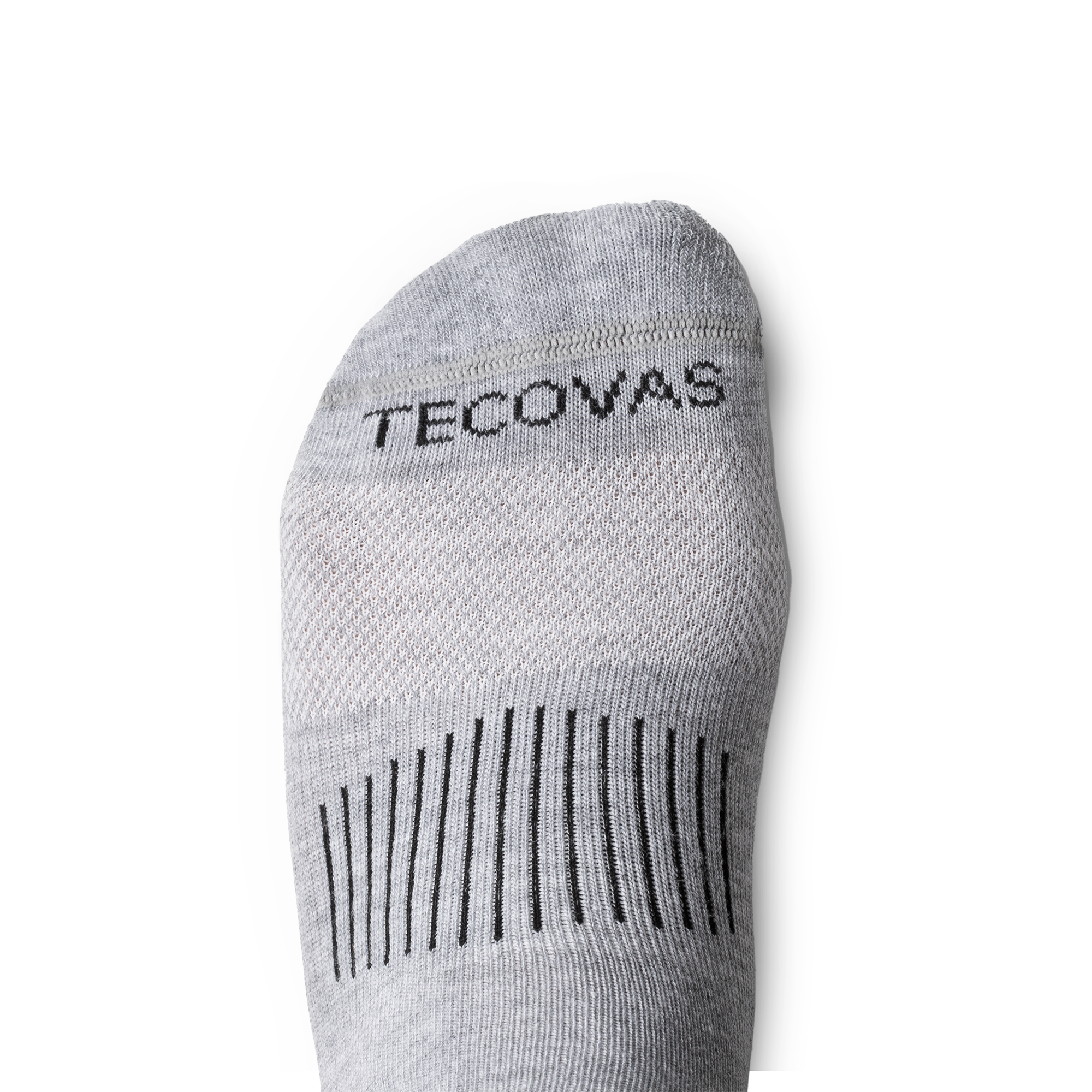 Ankle Socks (3-Pack) - Gray Polyester Spandex