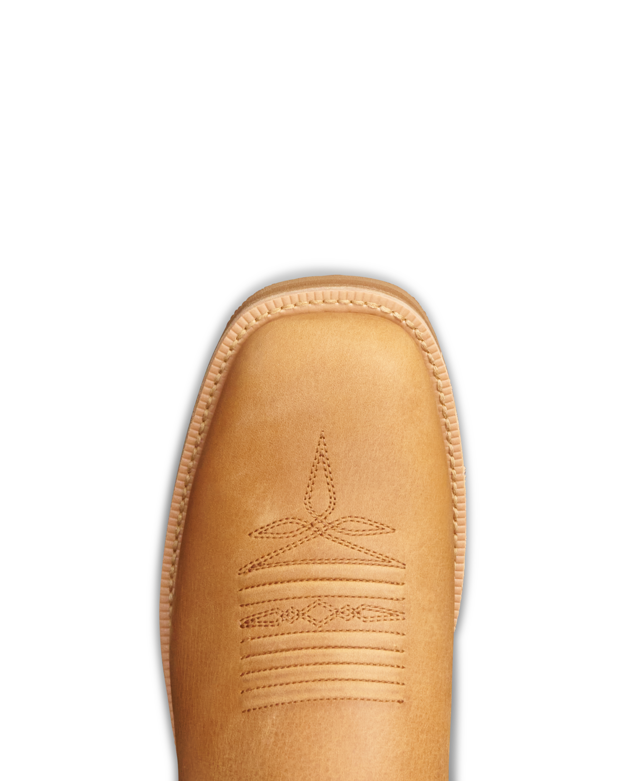 The Rugged Square Toe - Light Tan Cowhide
