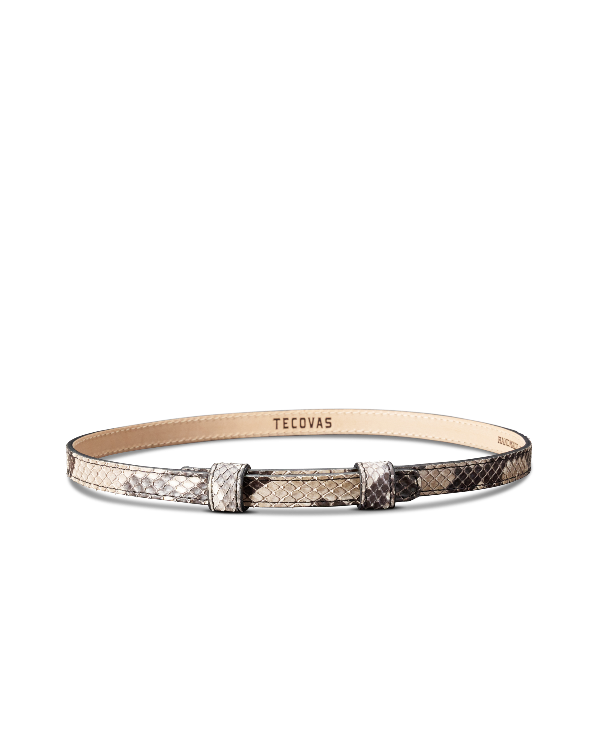 Hat Band - Black Bone Python