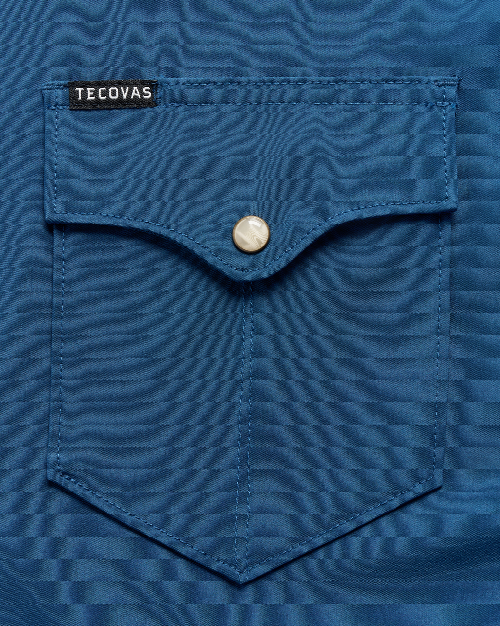 Men's Performance Long Sleeve Western Pearl Snap - Sailor Blue Performance