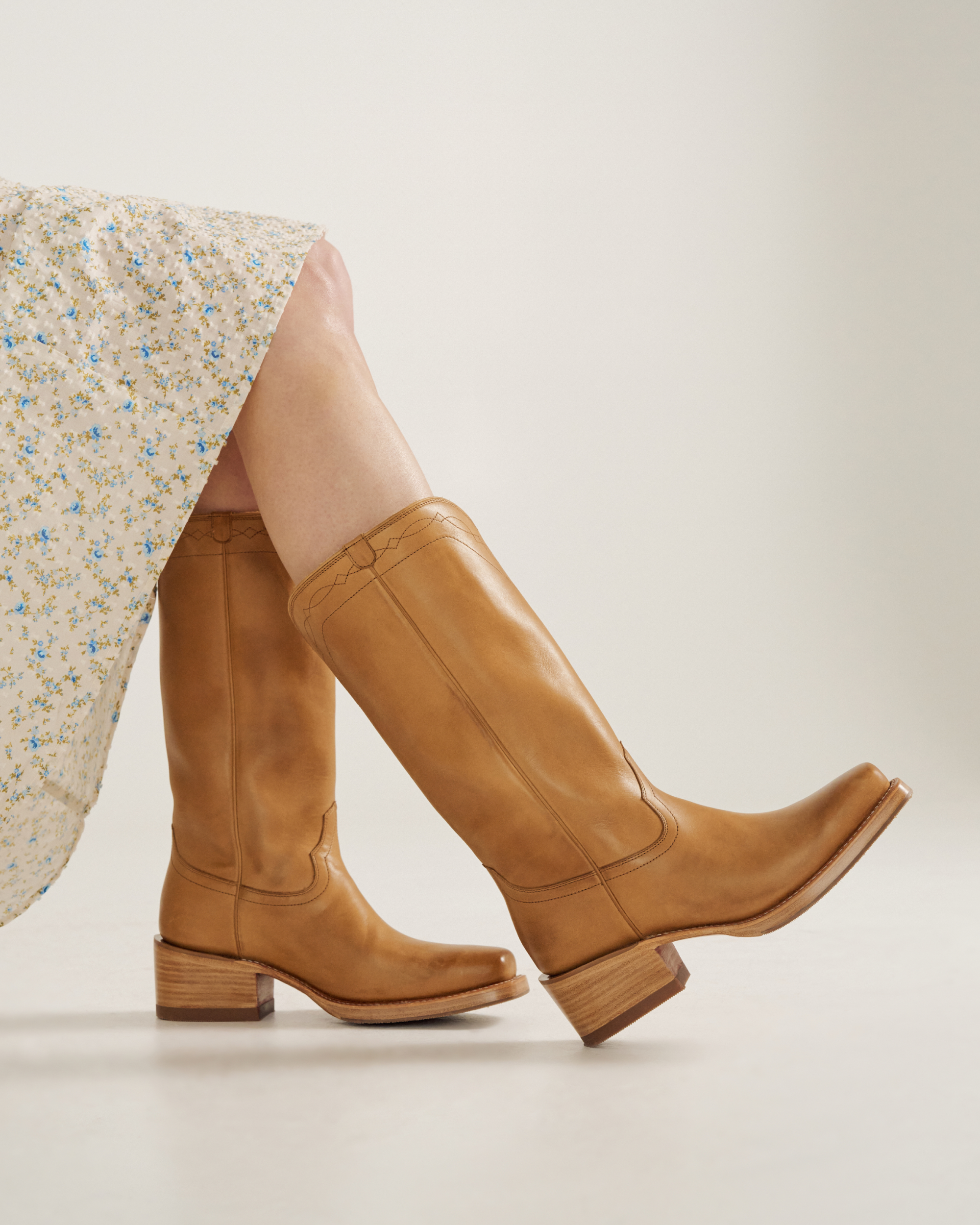 The Charlie - Camel Cowhide