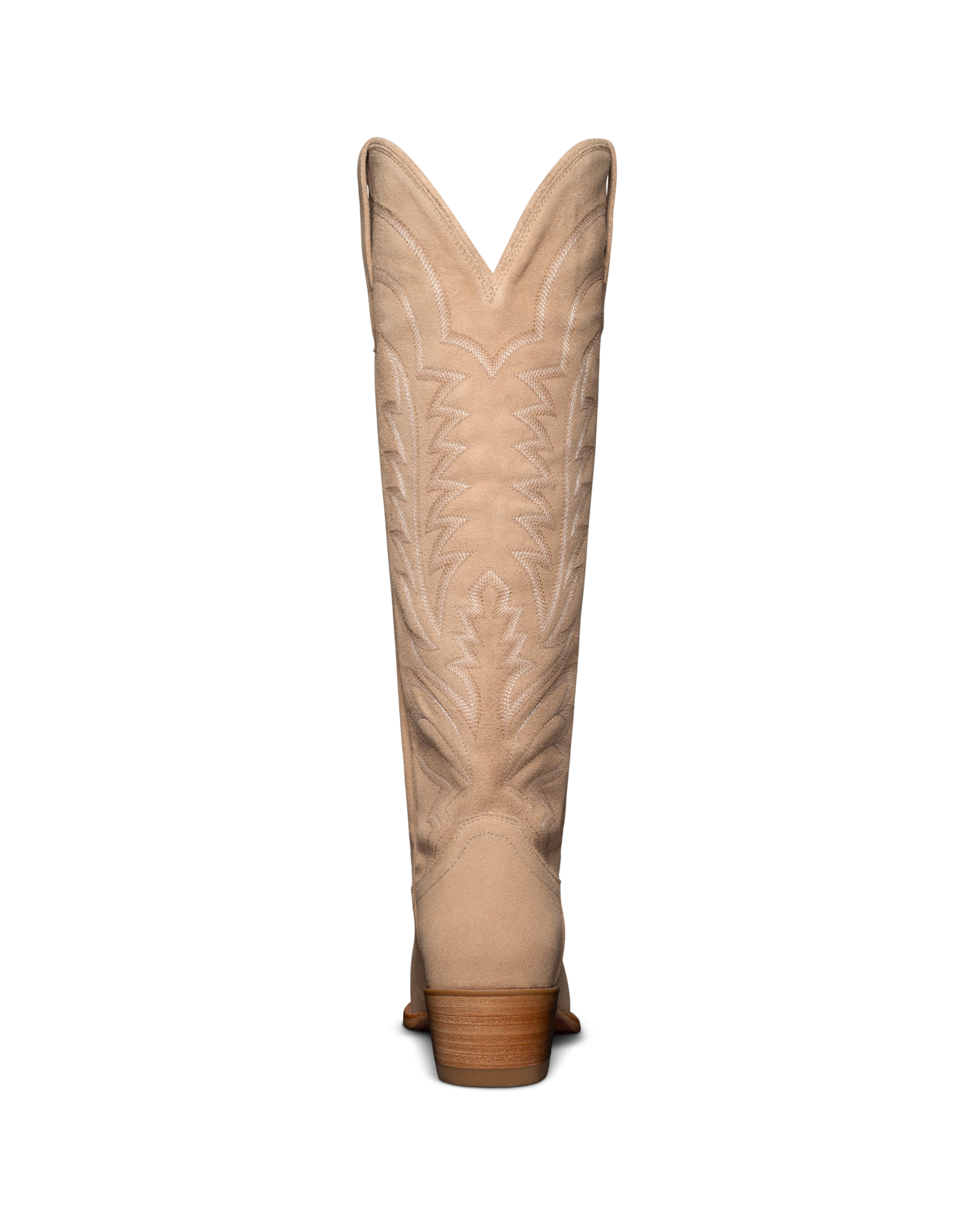 The Abby Wide Calf - Driftwood Suede