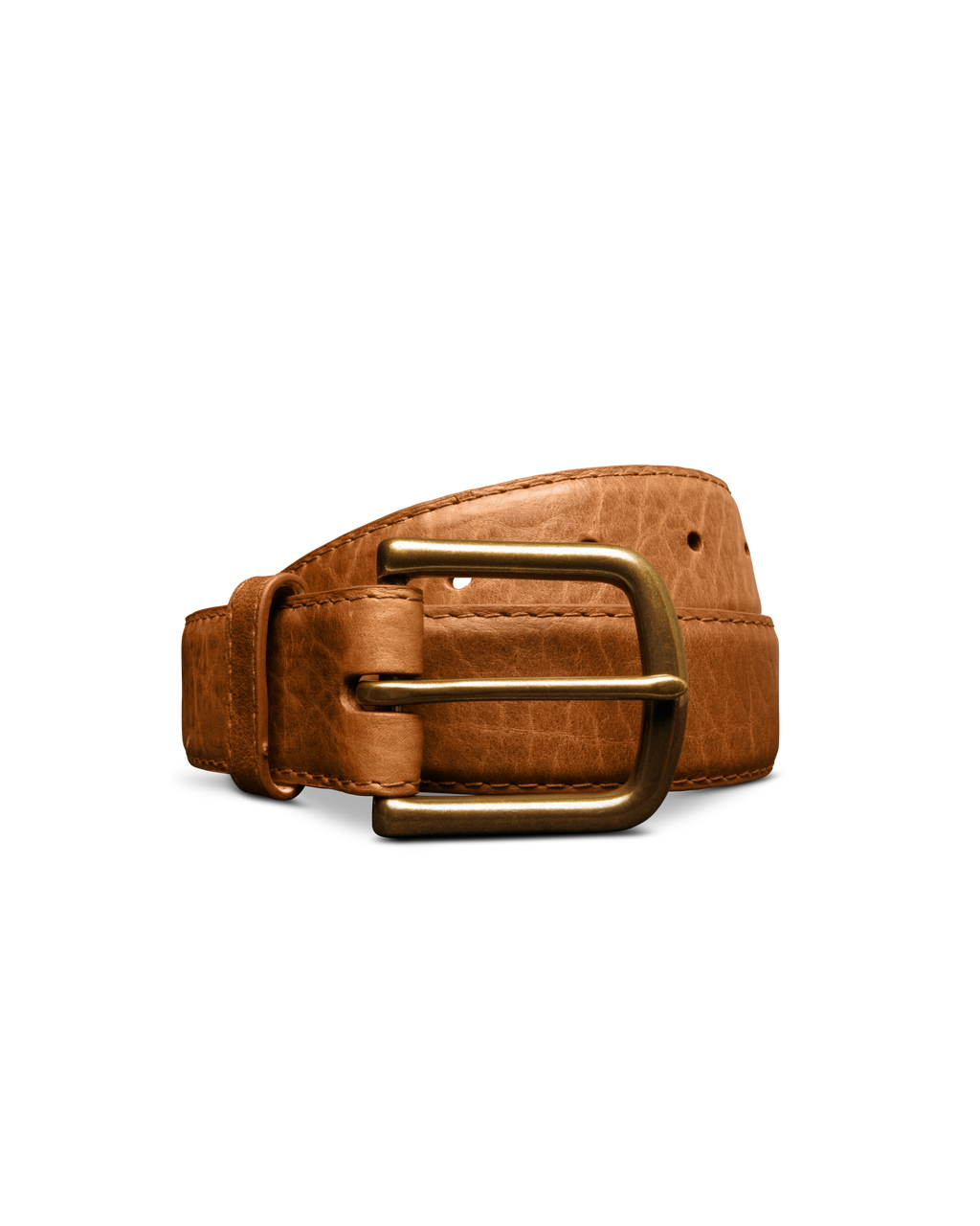 Men's Bison Belt - Tan Bison