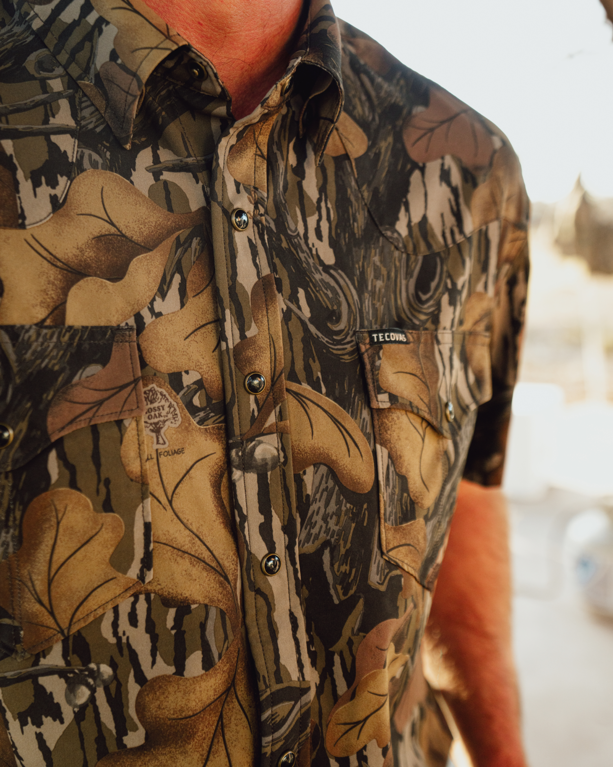 Men's Performance Short Sleeve Western Pearl Snap - Fall Foliage Performance