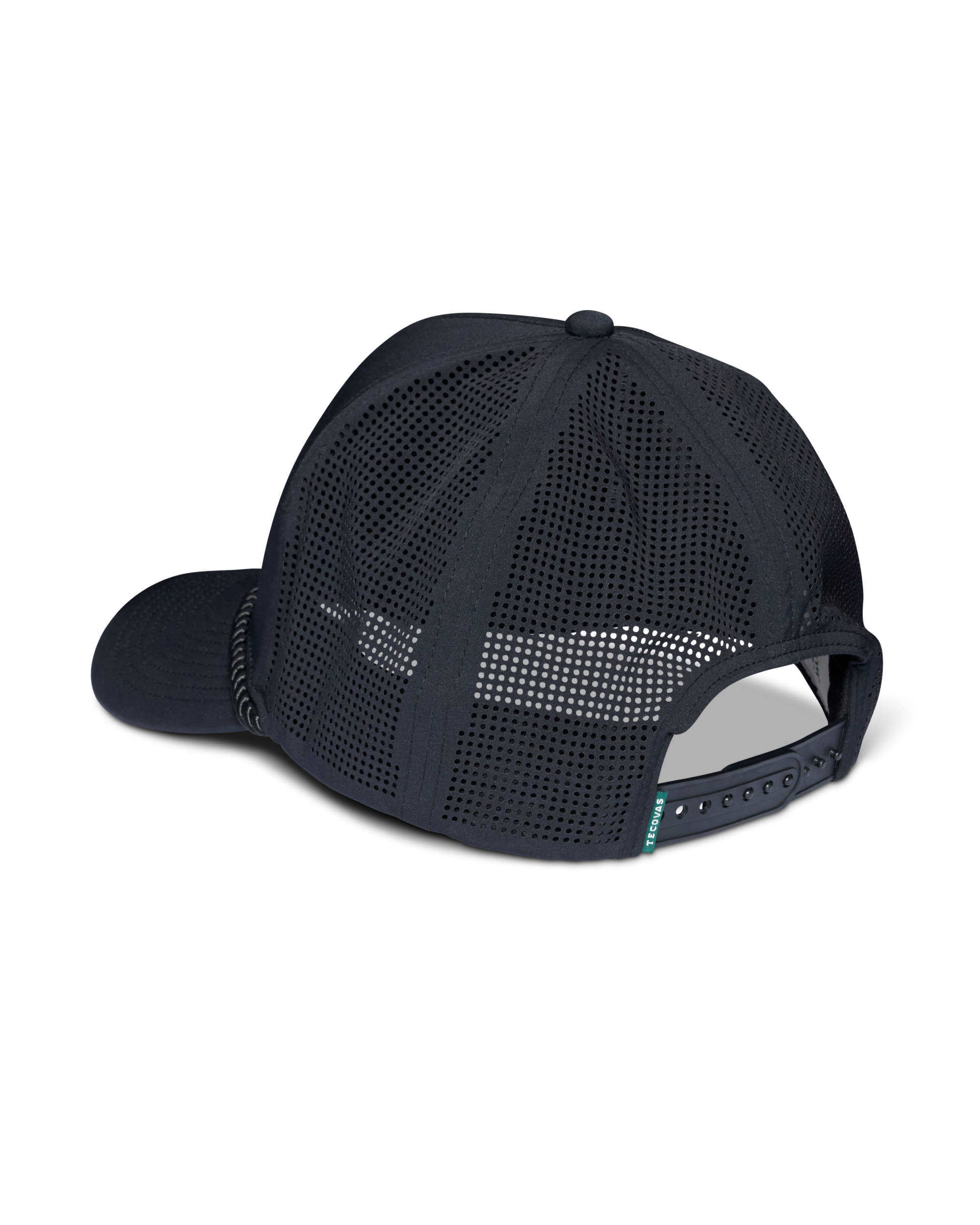 Quality Made Performance Trucker Hat - Black Polyester