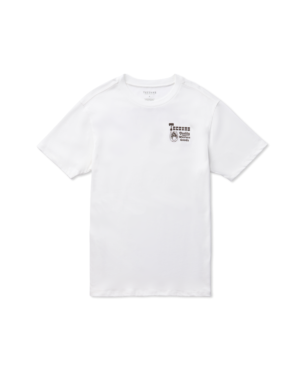 Men's Western Lucky Horses Tee - Brown Bone Pima Cotton