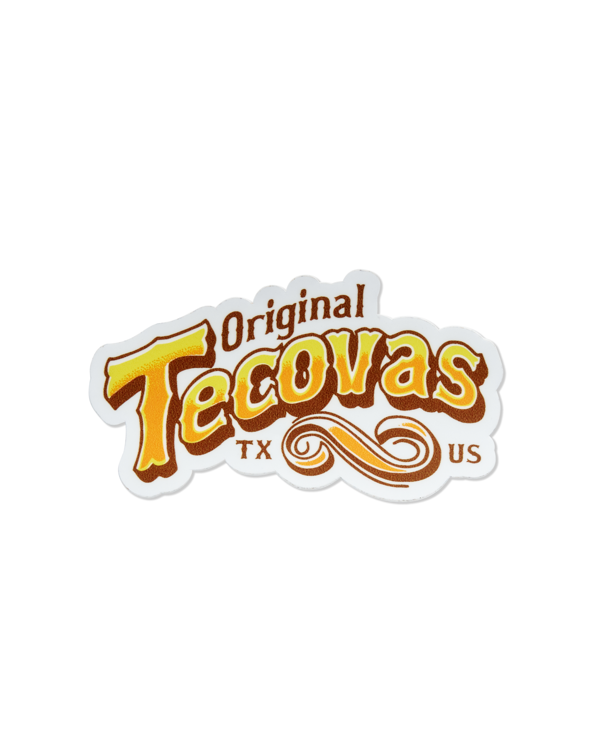 Original Tecovas Sticker - White Multi N A