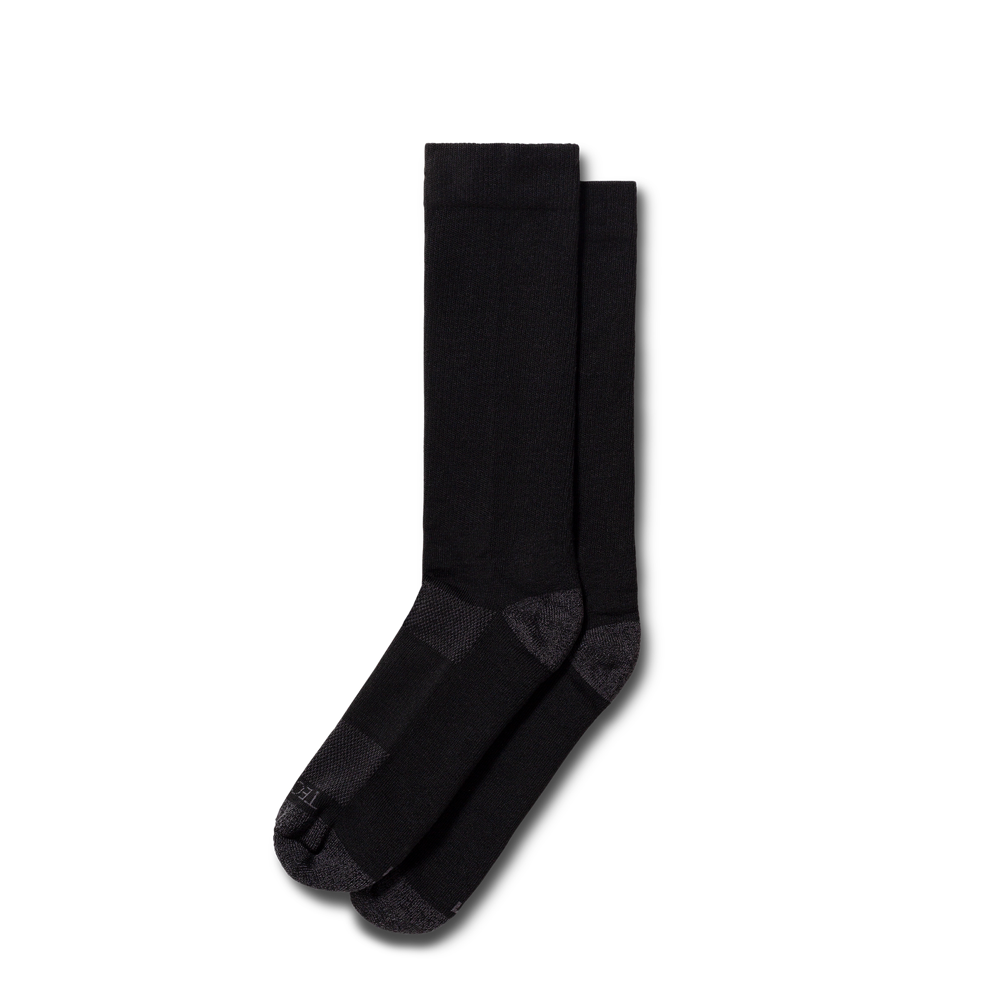 Mid-Calf Socks (3-Pack) - Midnight Polyester Spandex