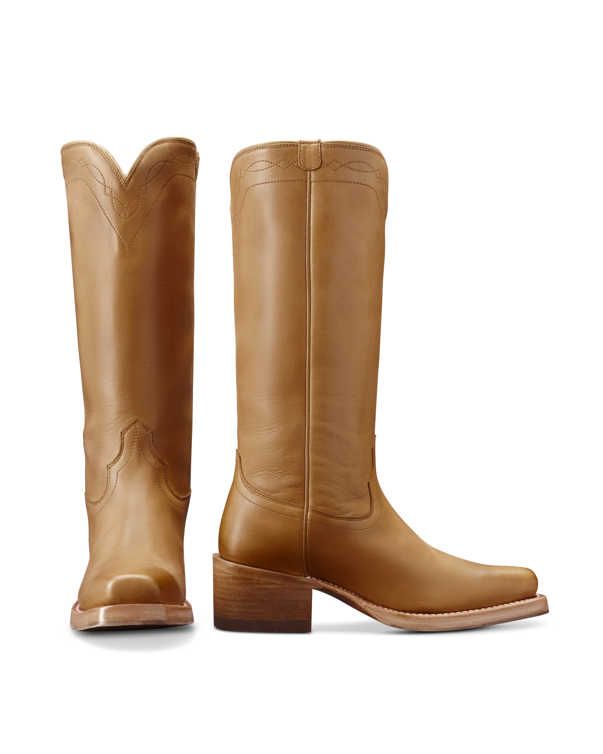 The Charlie - Camel Cowhide