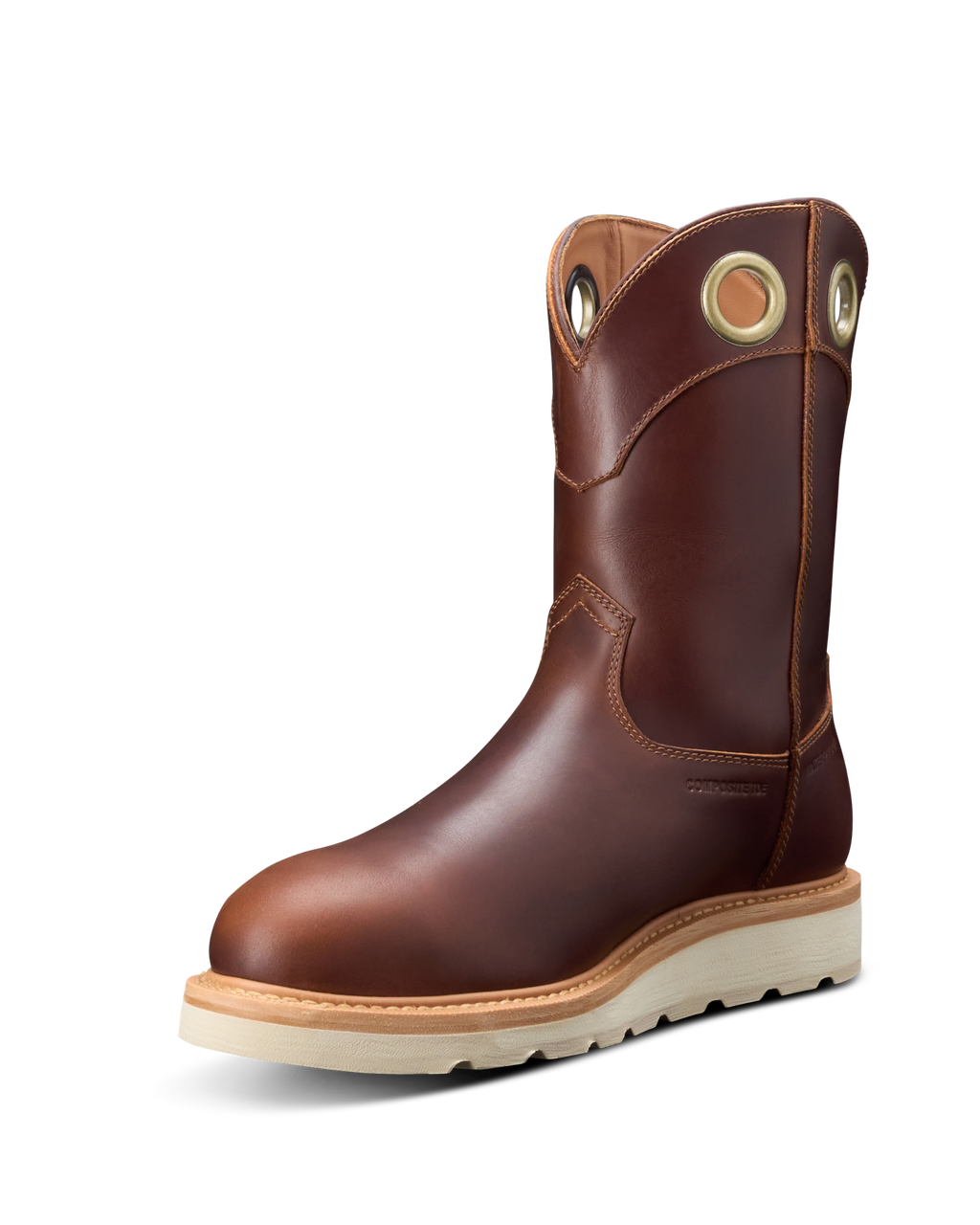 LongHaul Waterproof Roper Composite Toe Work Boot - Maple Cowhide