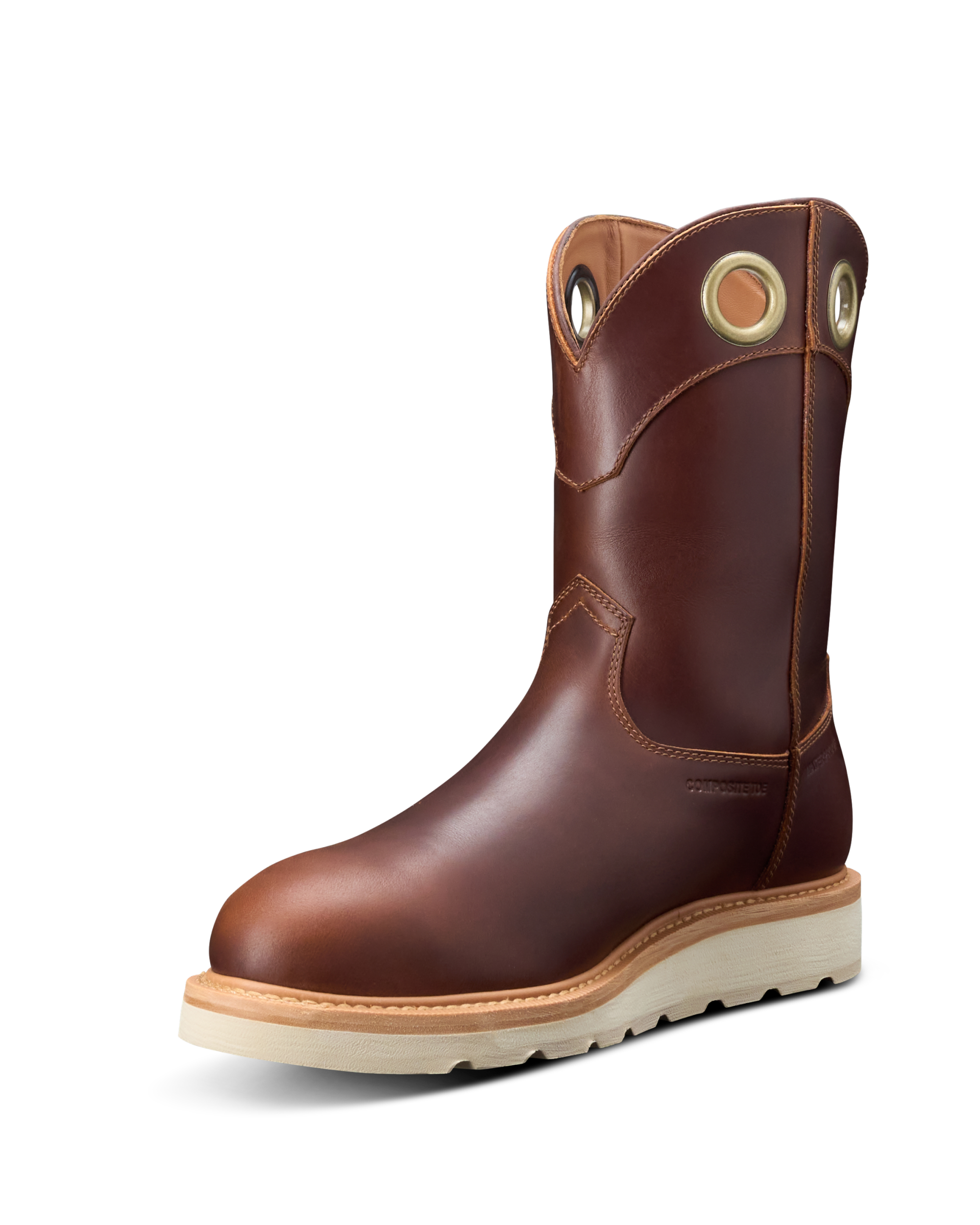 LongHaul Waterproof Roper Composite Toe Work Boot - Maple Cowhide