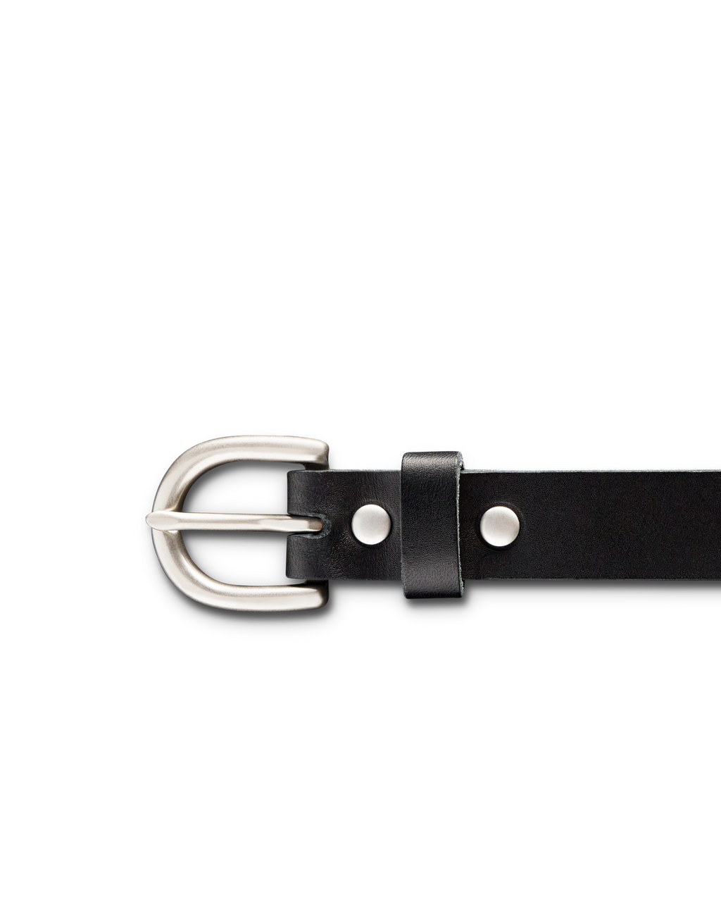 Women's Concho Belt - Black Cowhide