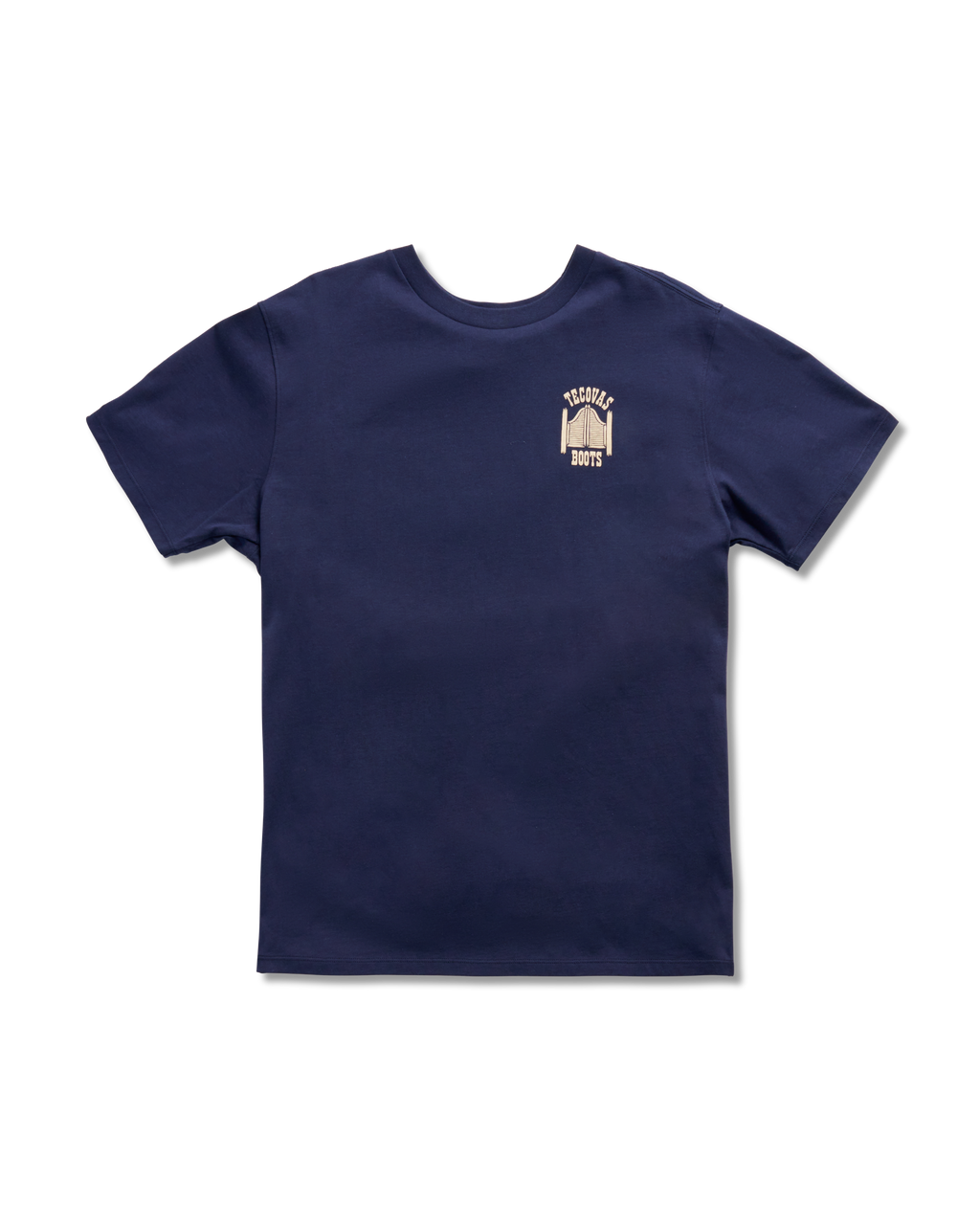 Men's Saloon Door Tee - Navy Bone Pima Cotton