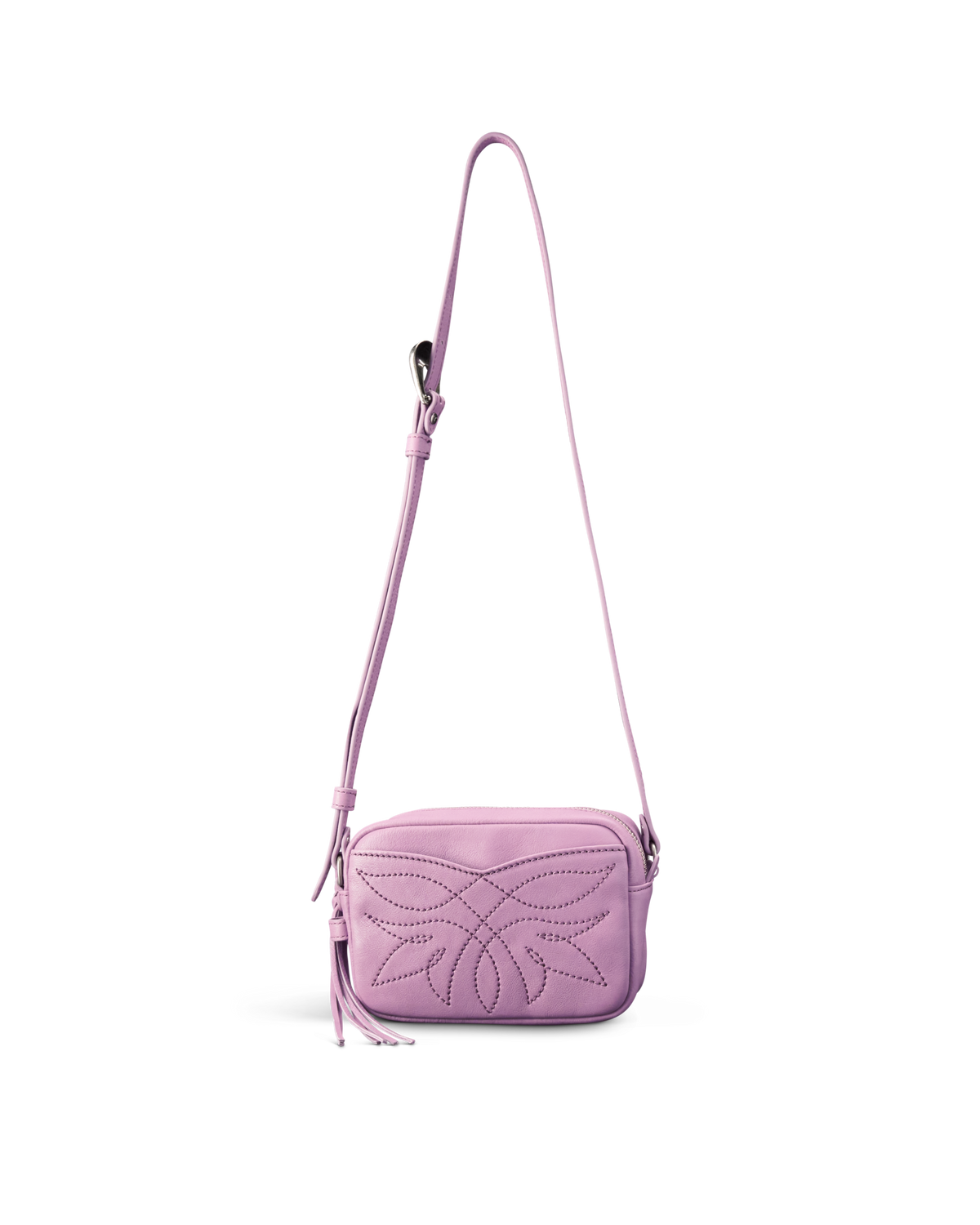 Flower Mini Crossbody - Orchid Cowhide