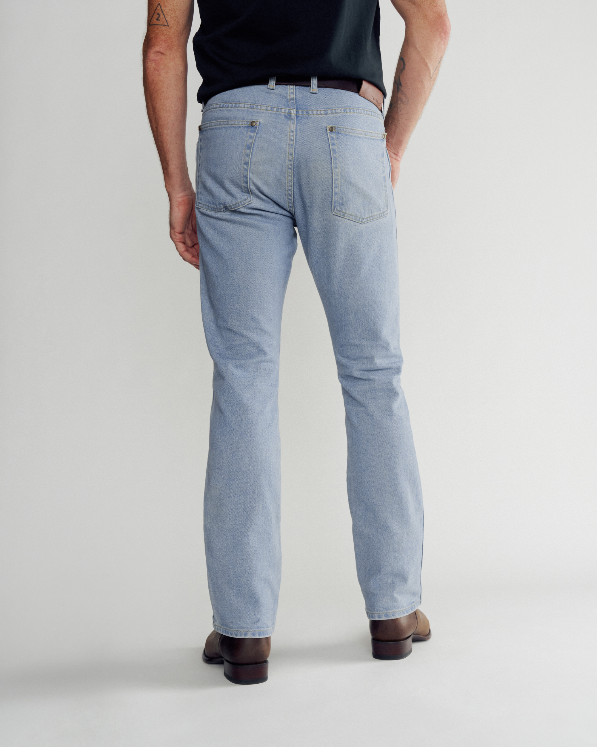 Men's Slim Straight Heritage Denim - Light Blue Heritage Denim