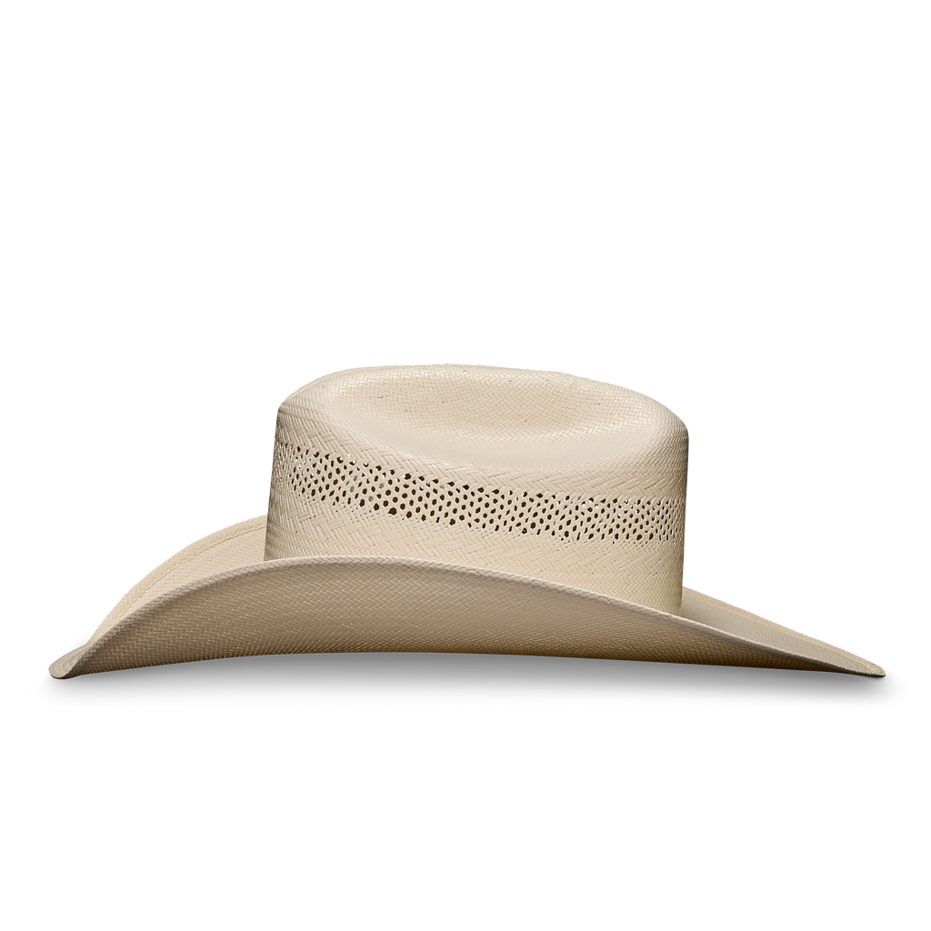 Cattleman Straw Cowboy Hat - Natural Straw