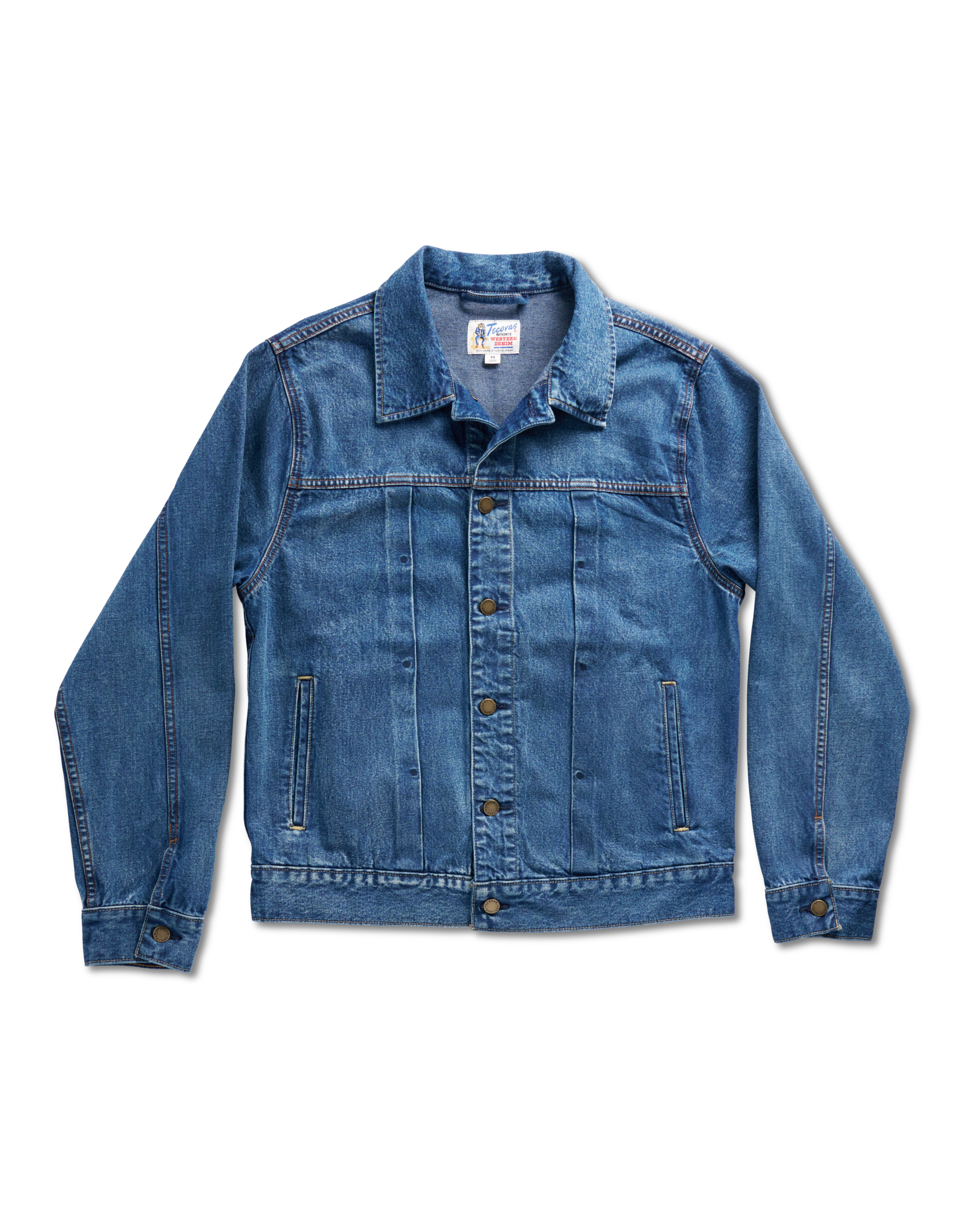 Men's Denim Ranch Hand Trucker Jacket - Medium Wash Denim